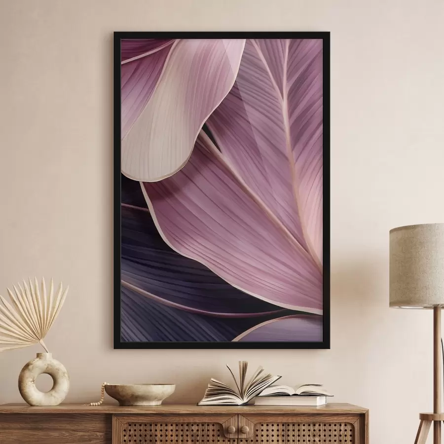 murales de pared Hojas abstractas f46871