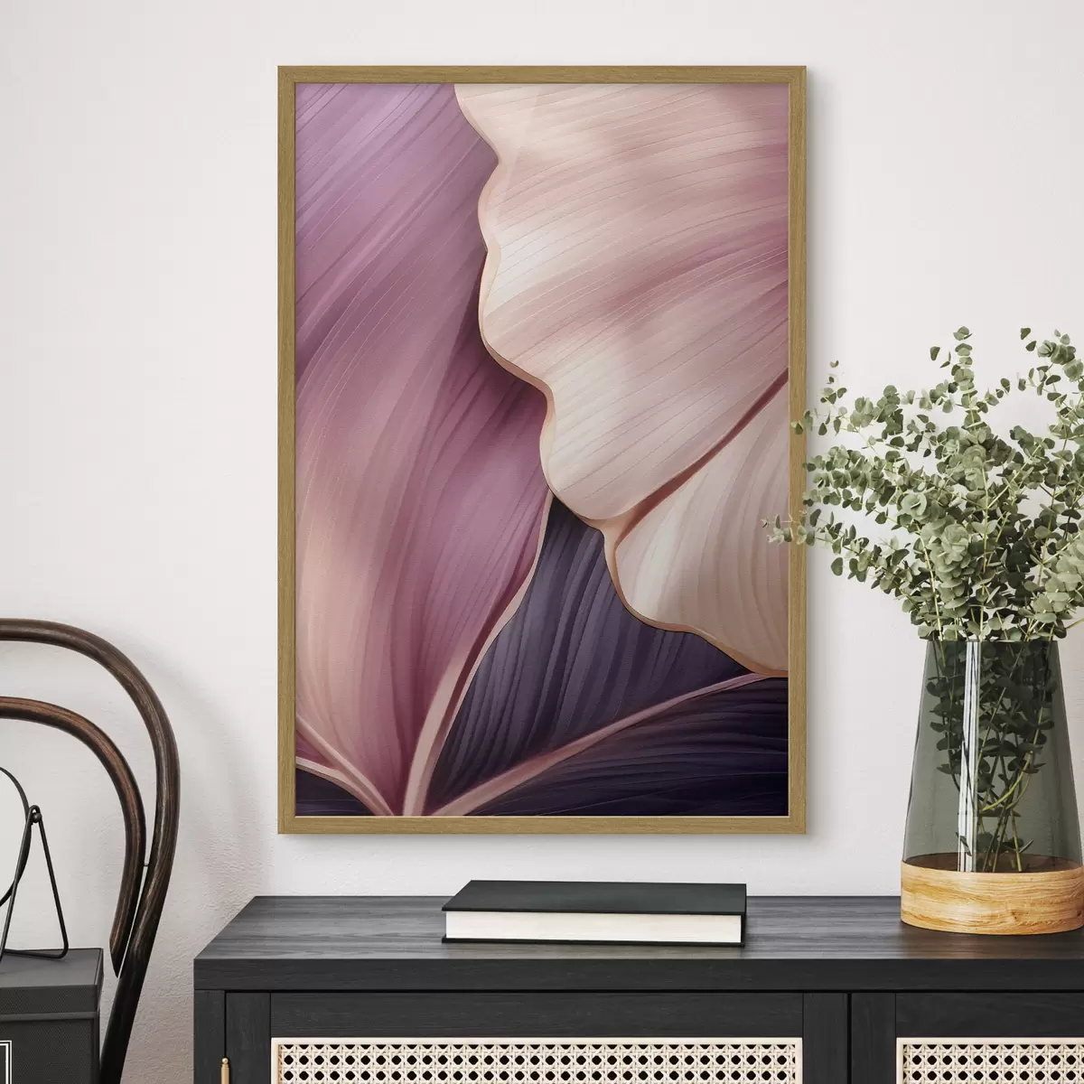 Poster Hojas abstractas f46872