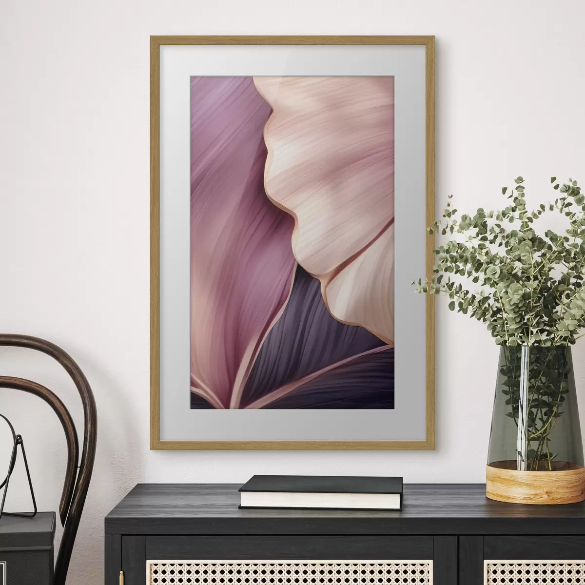 Poster Hojas abstractas f46872