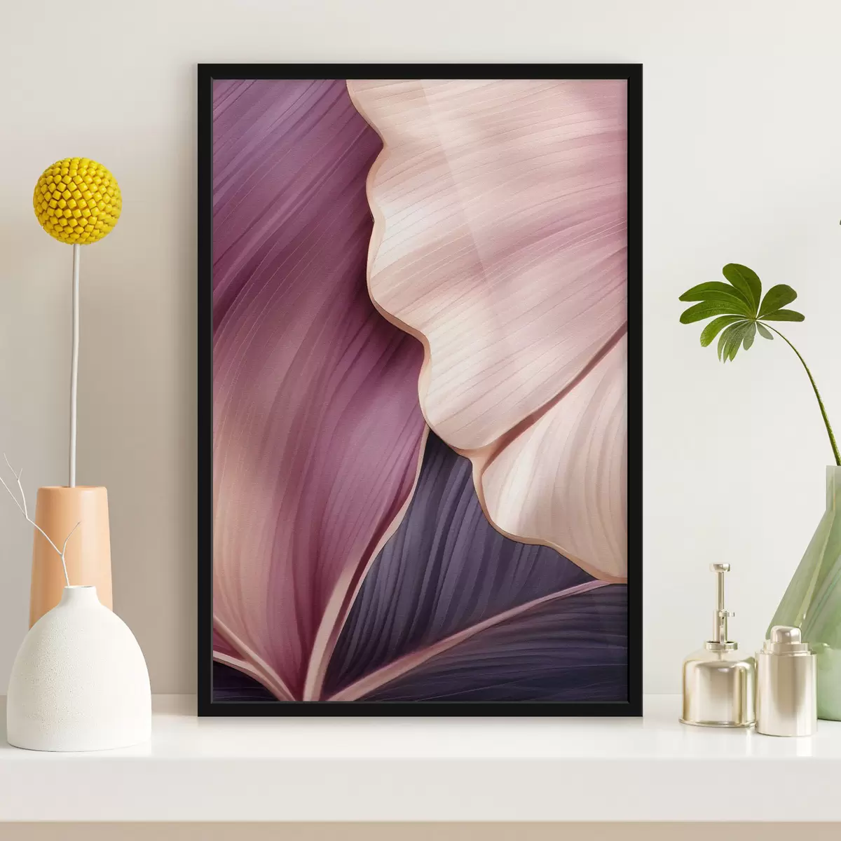 Poster Hojas abstractas f46872