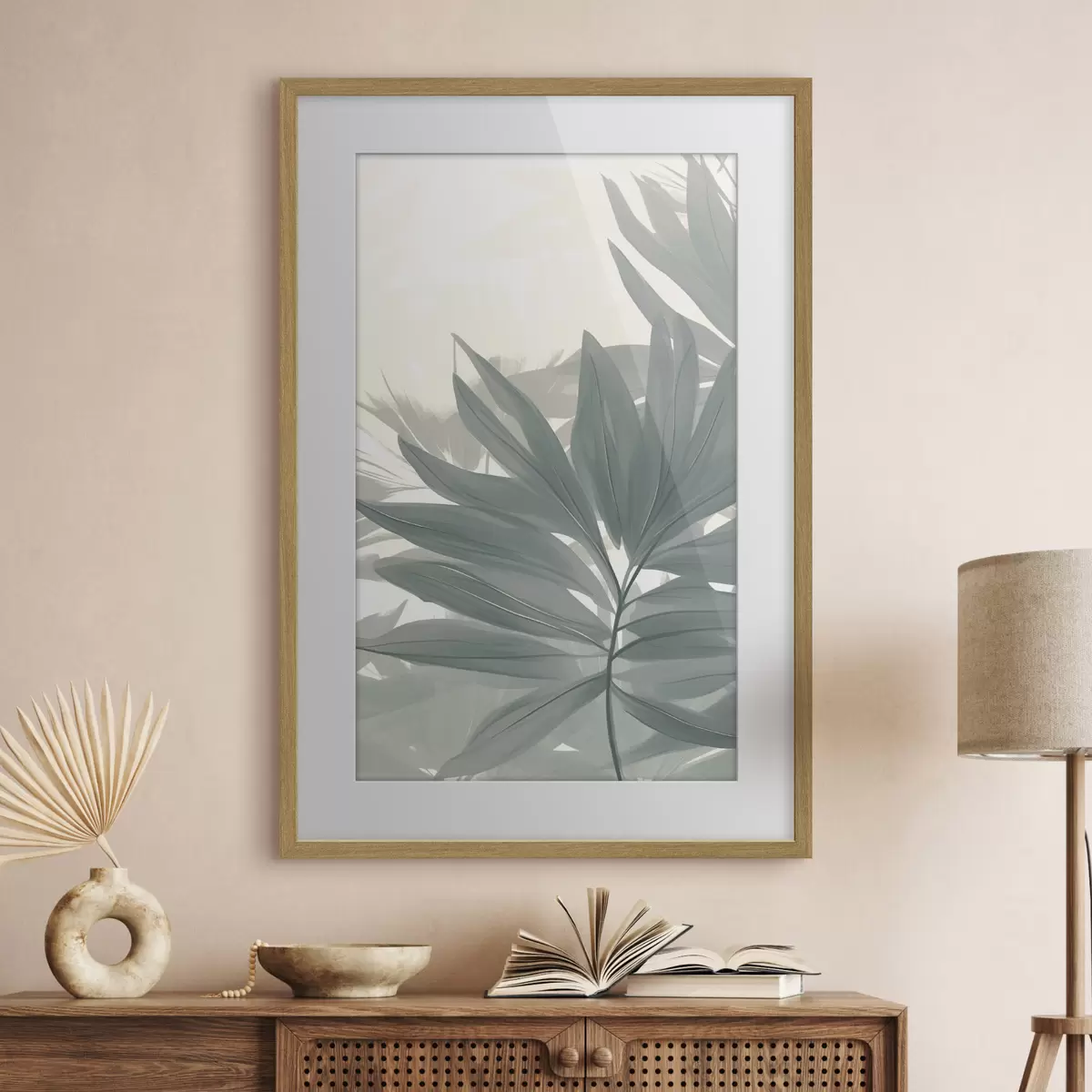 Poster Hojas tropicales f46874