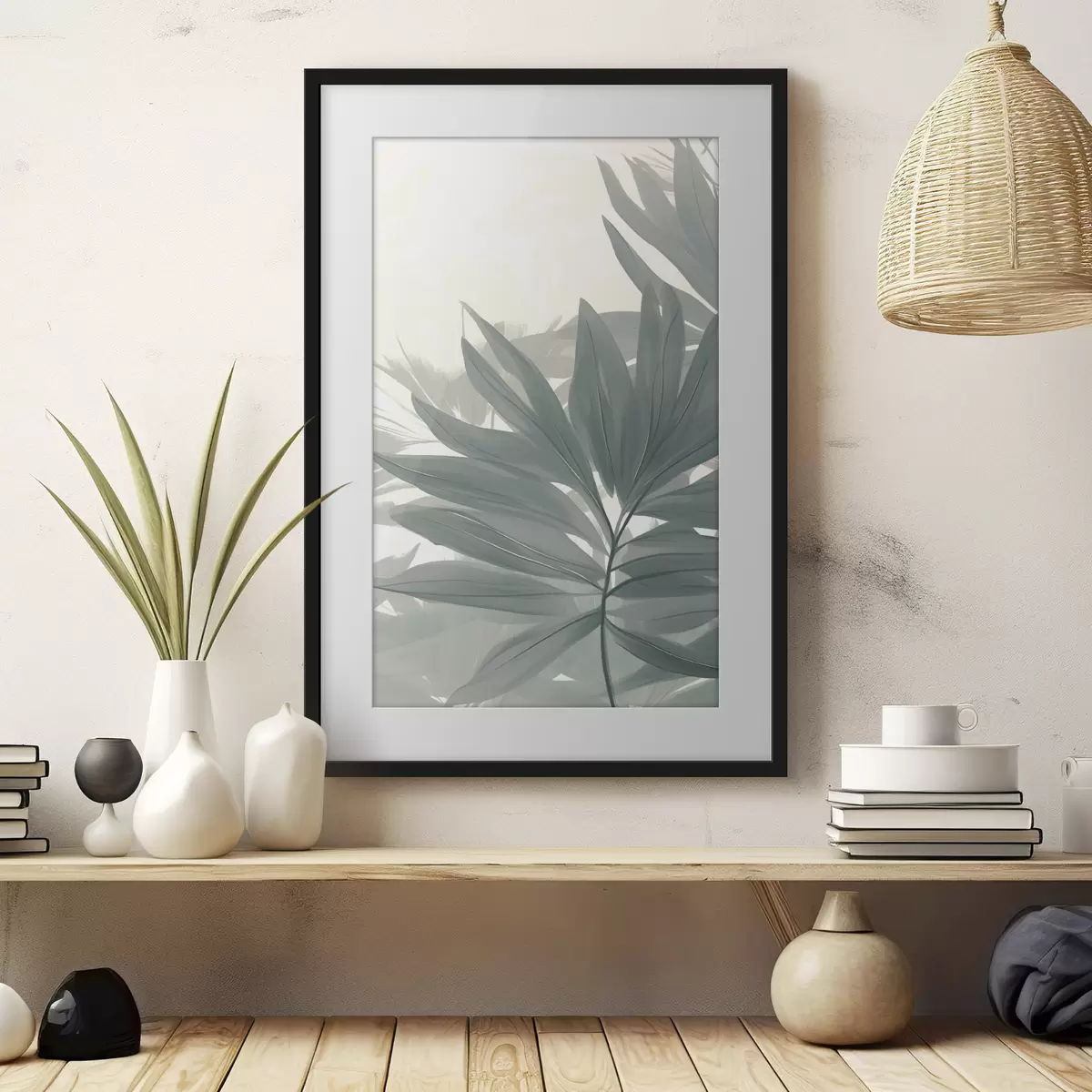 Poster Hojas tropicales f46874