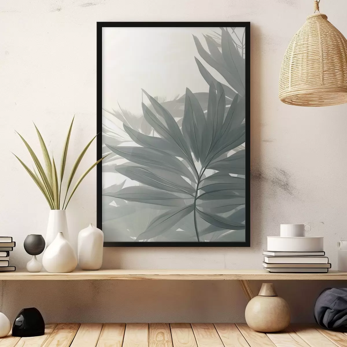 Poster Hojas tropicales f46874