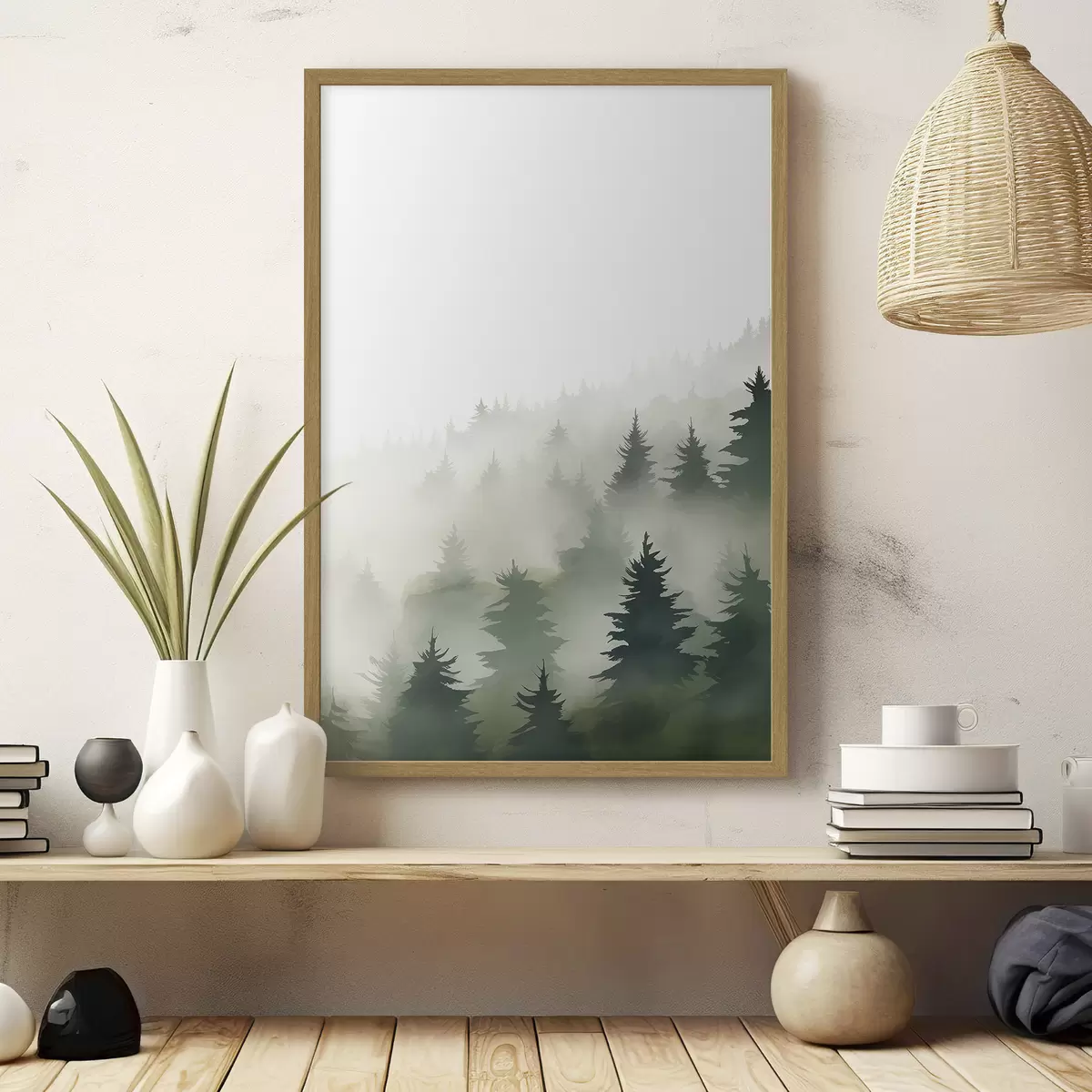 Poster Bosque brumoso f46876