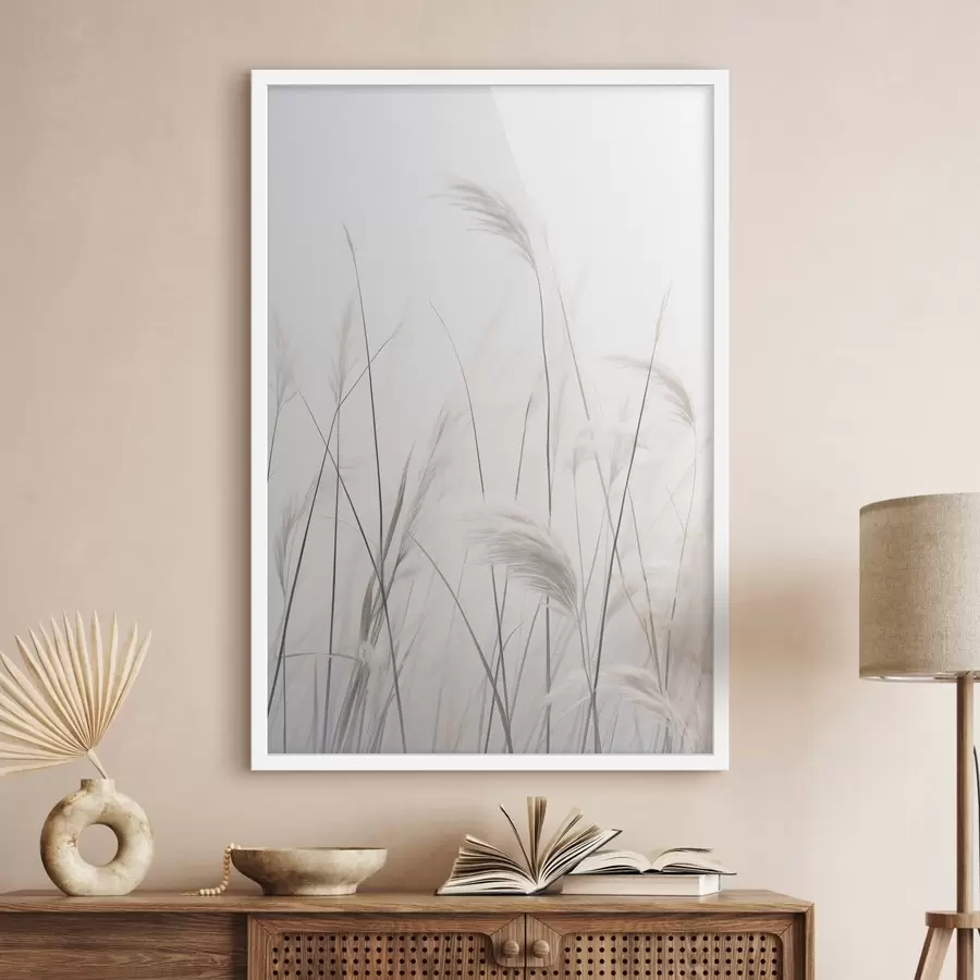 murales de pared Plantas sobre fondo claro f46883