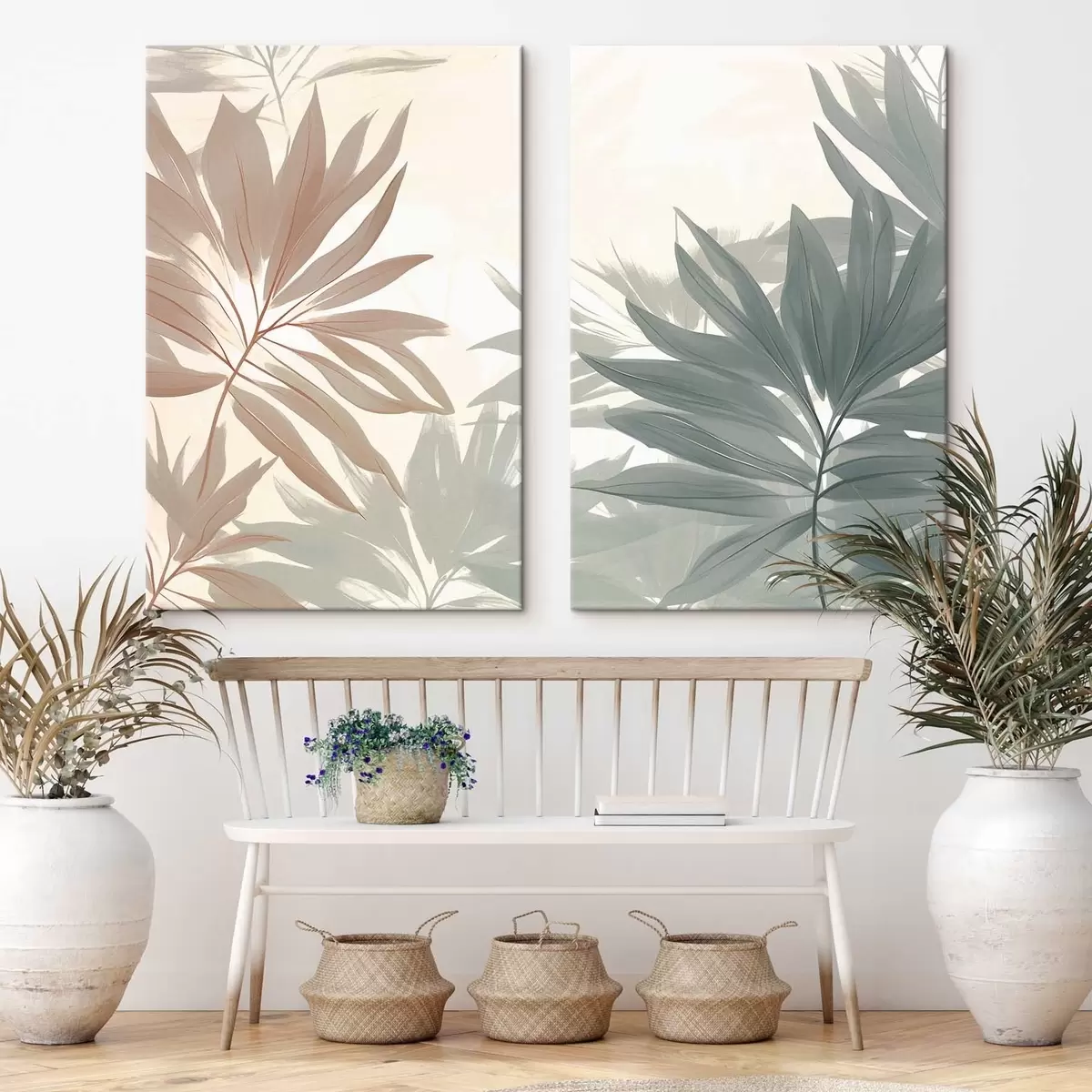 murales de pared Hojas tropicales m01060