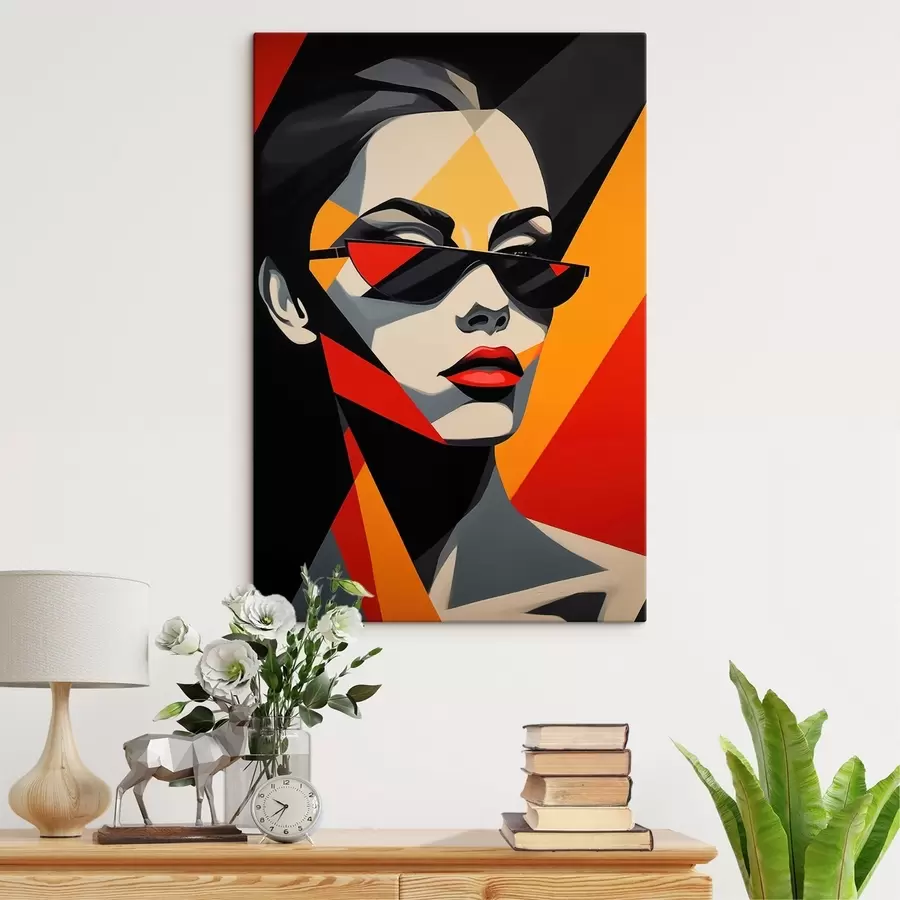 murales de pared Retrato abstracto s46864