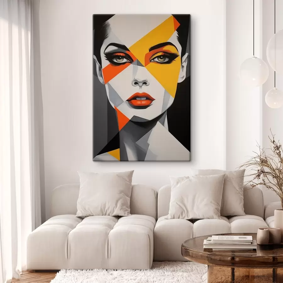 murales de pared Retrato abstracto s46865