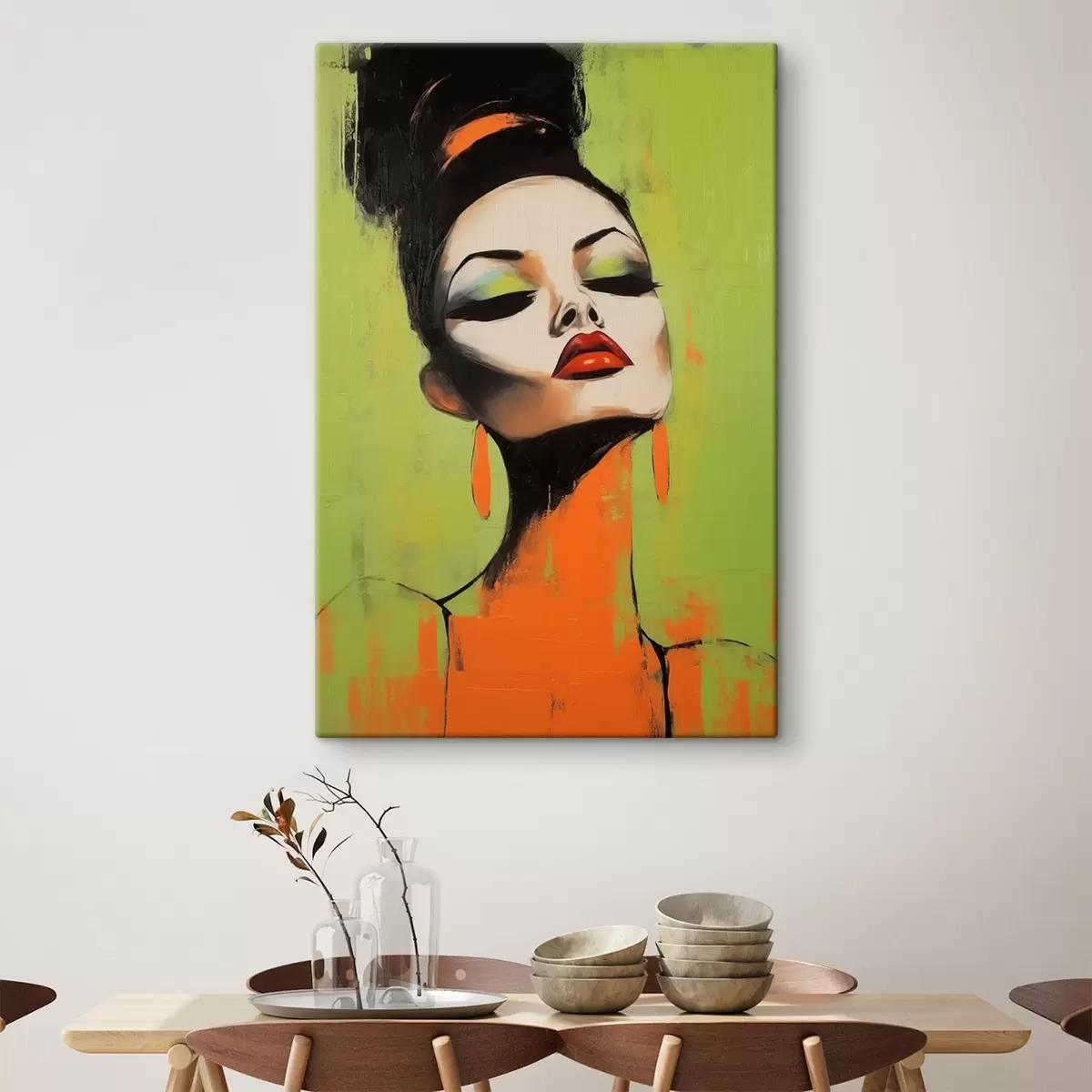 murales de pared Retrato de una niña s46866