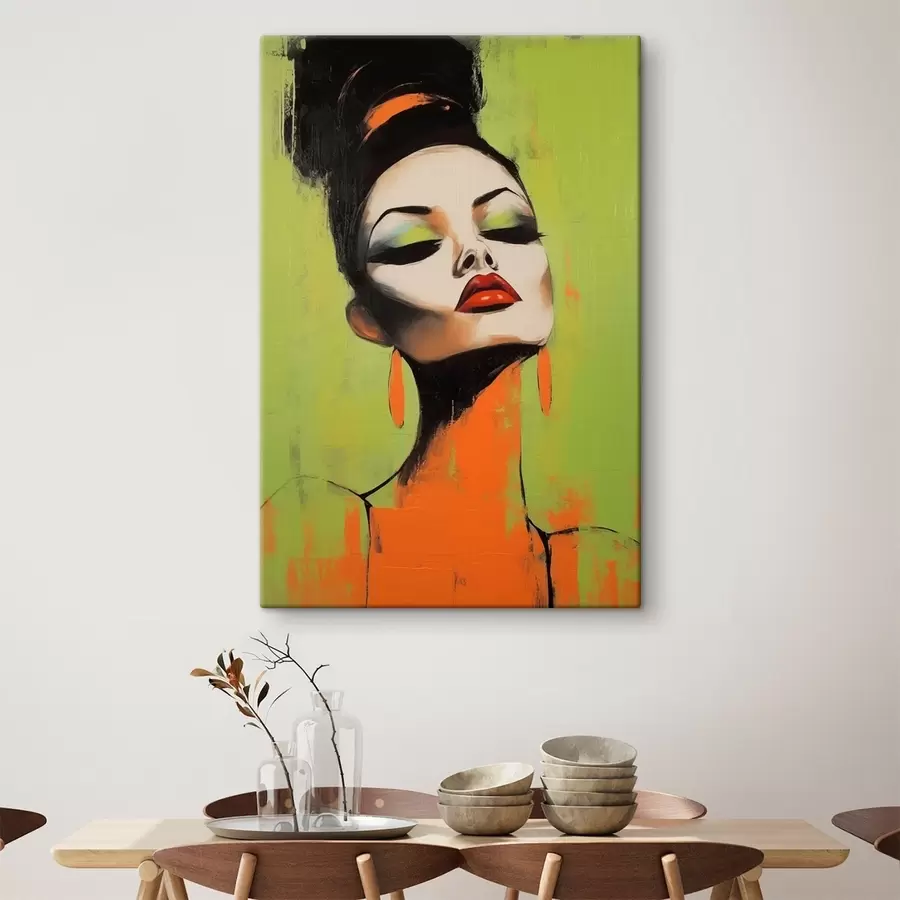 murales de pared Retrato de una niña s46866