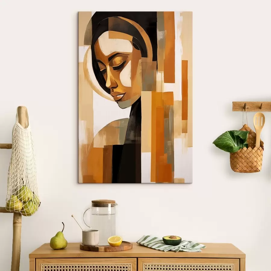 murales de pared Retrato abstracto s46867