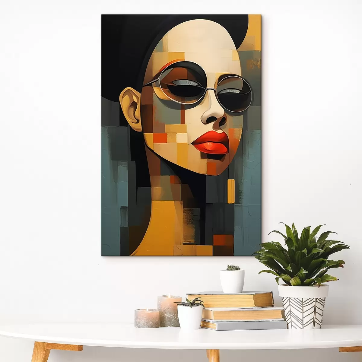 murales de pared Retrato abstracto s46868