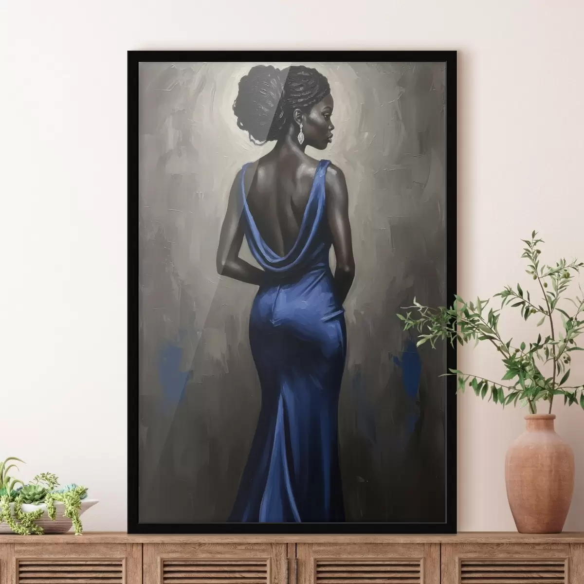 Poster Chica con vestido f46856