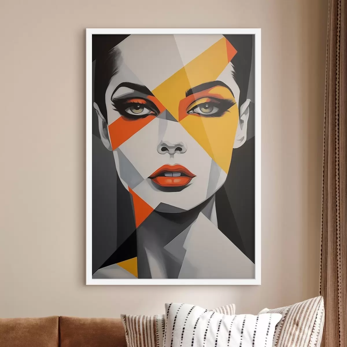 Poster Retrato abstracto f46865