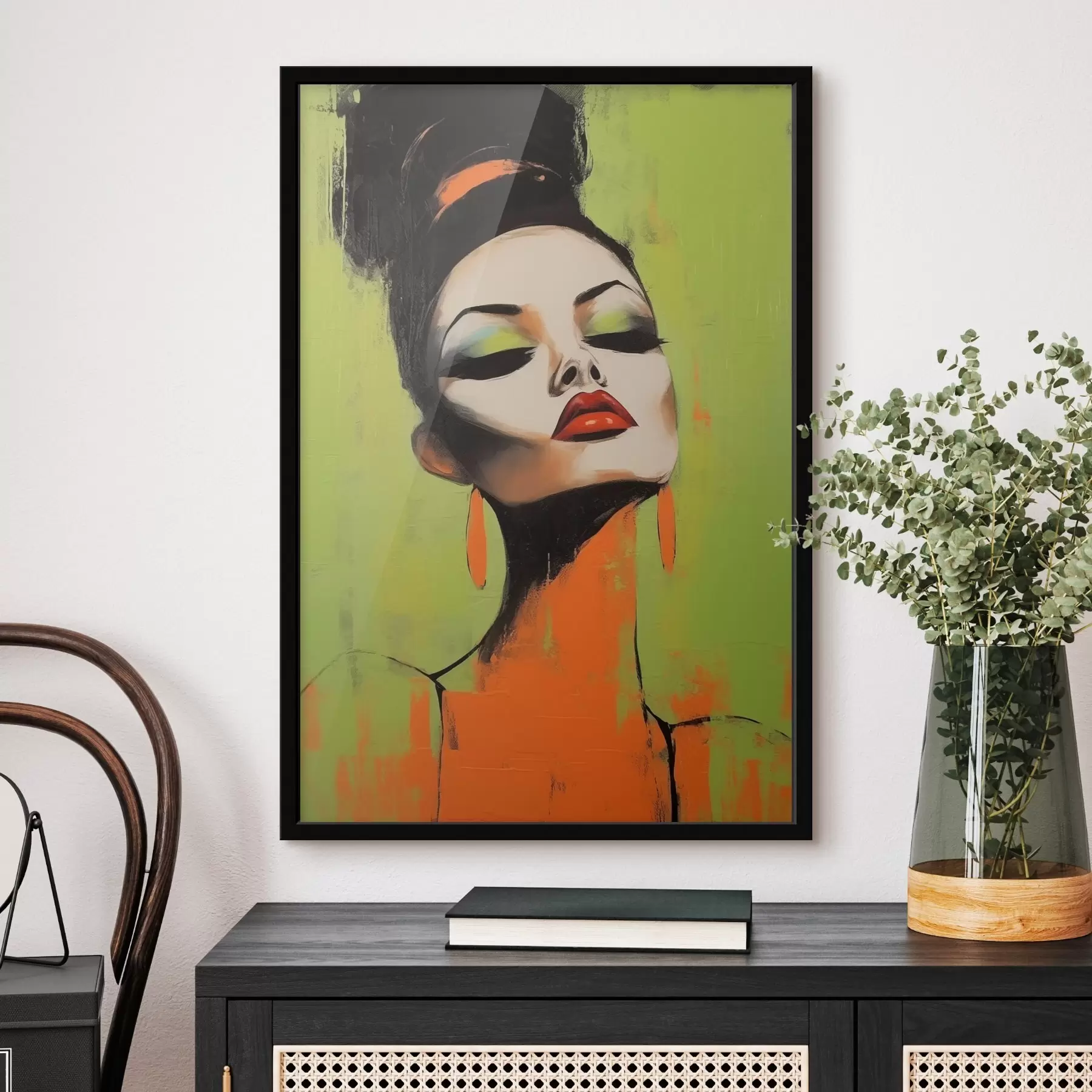 murales de pared Retrato de una niña f46866