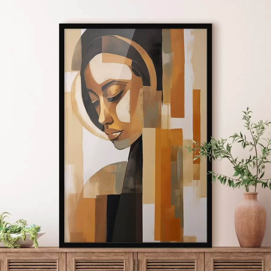 murales de pared Retrato abstracto f46867