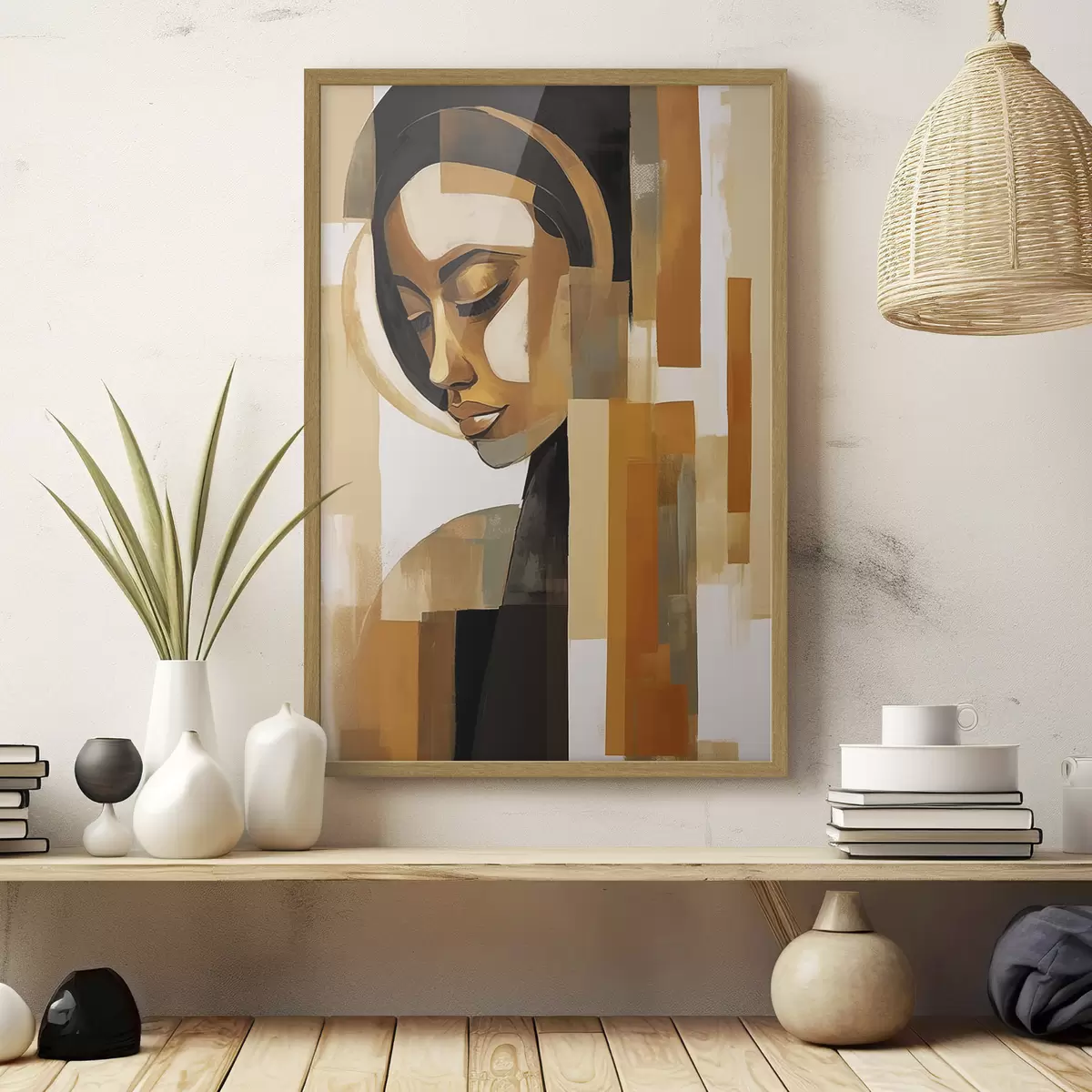 Poster Retrato abstracto f46867