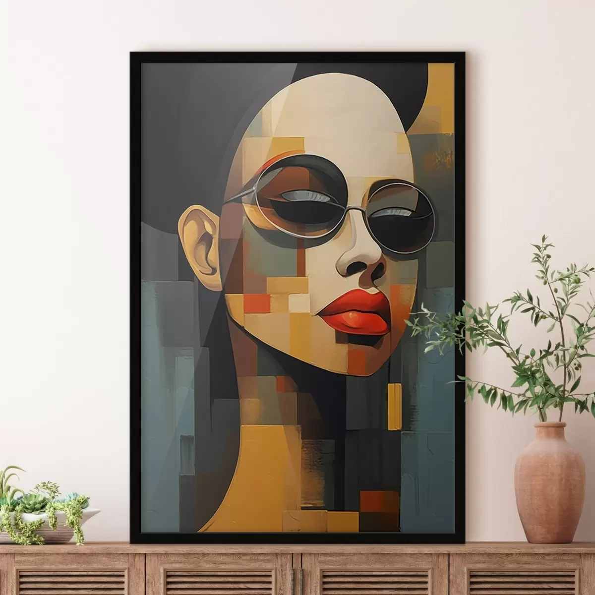 Poster Retrato abstracto f46868