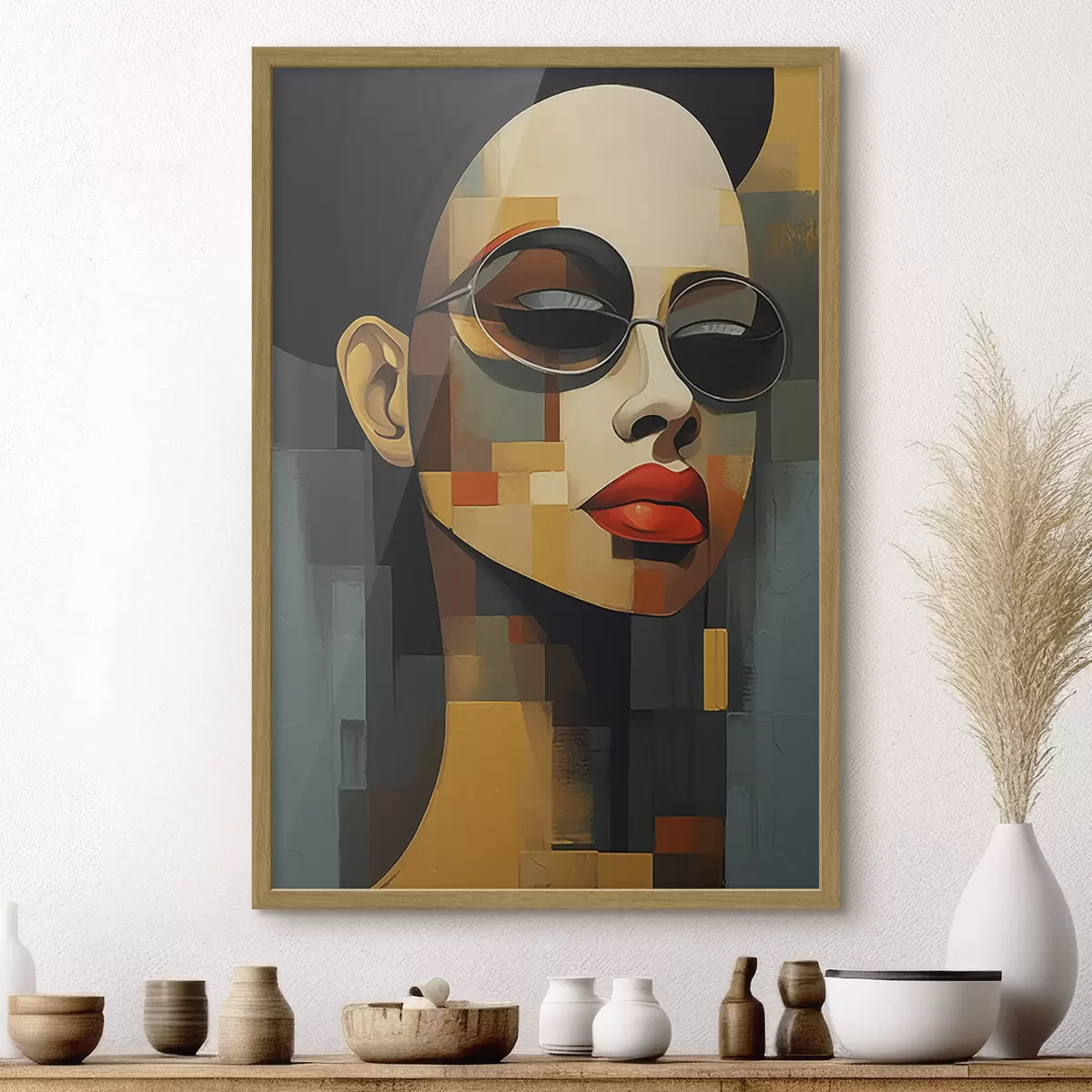Poster Retrato abstracto f46868