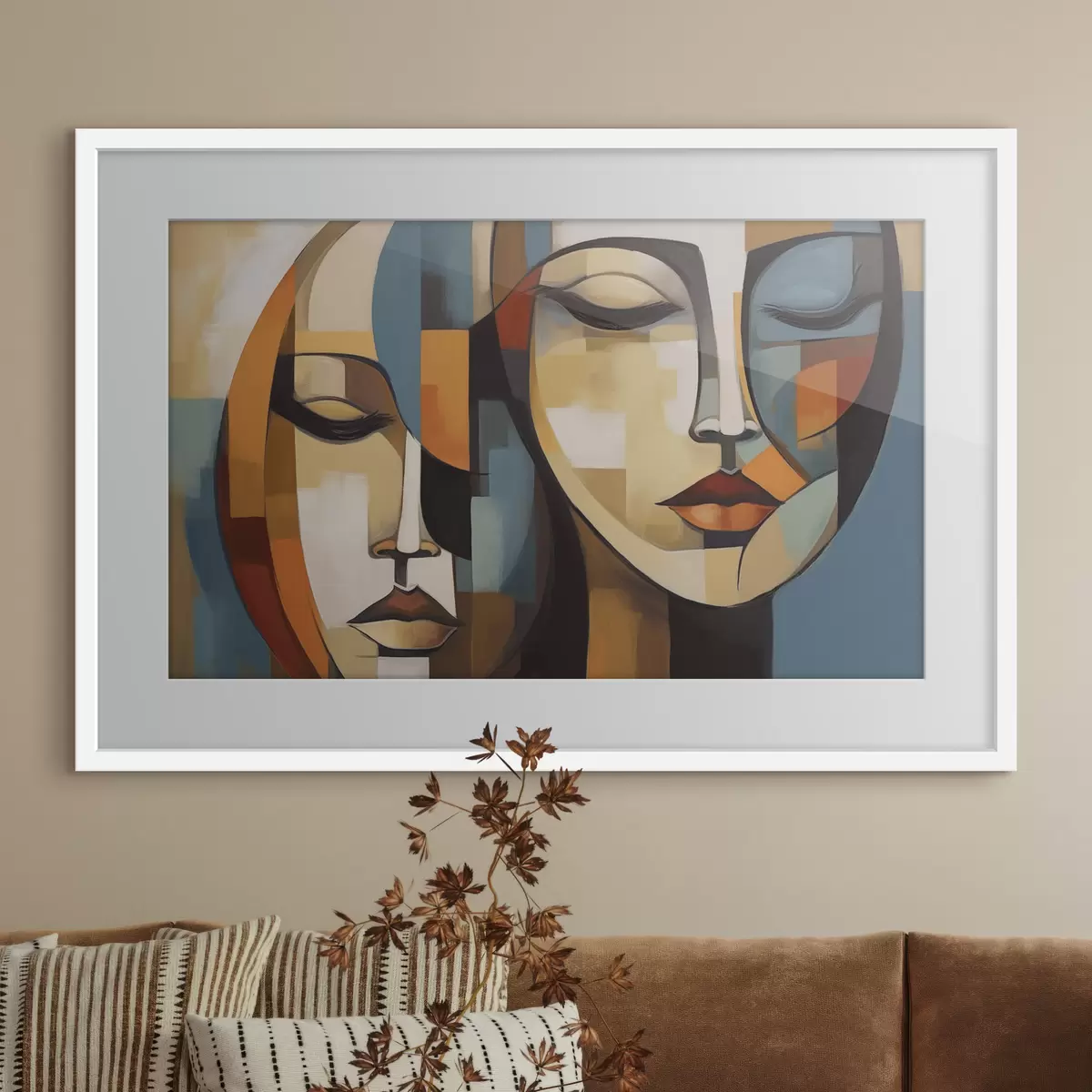 Poster Retrato abstracto f46869
