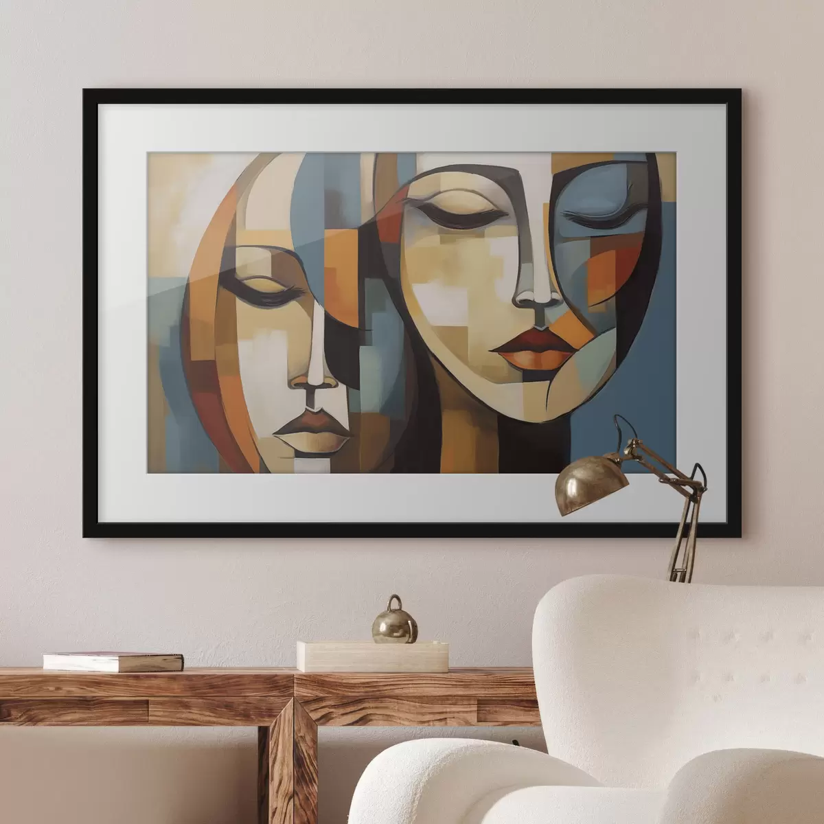 Poster Retrato abstracto f46869