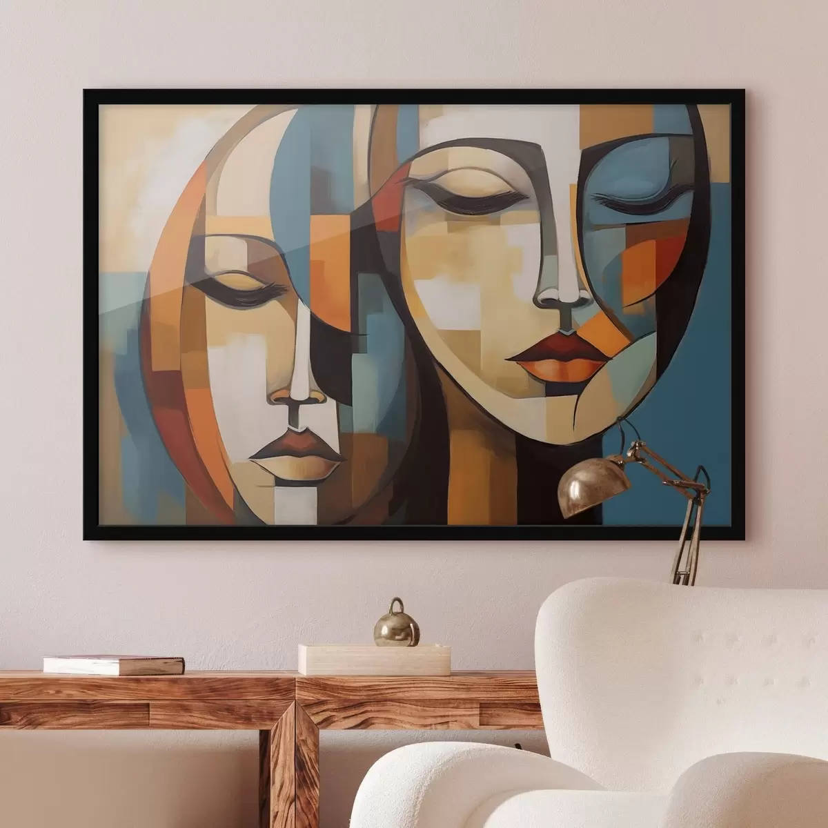 Poster Retrato abstracto f46869