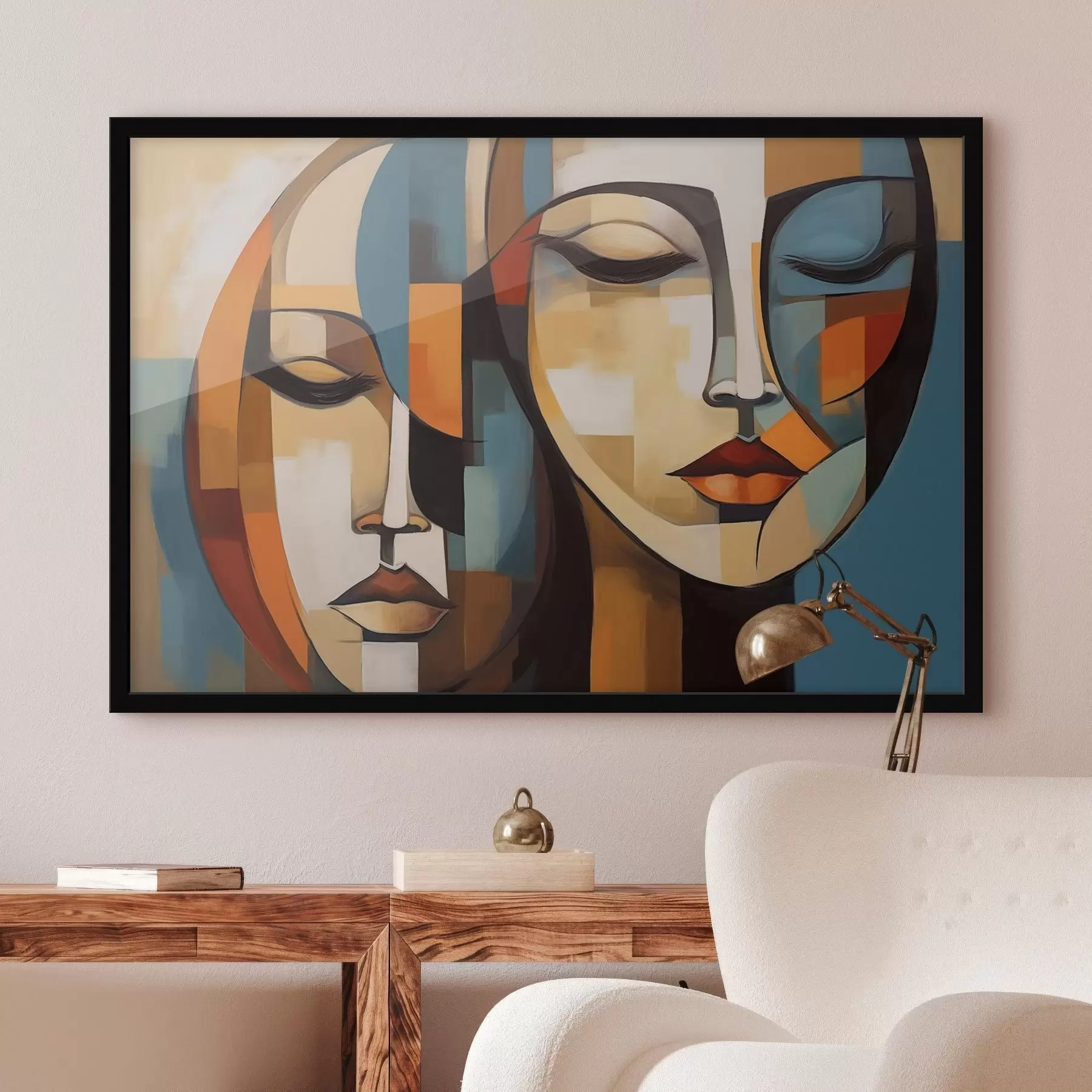 murales de pared Retrato abstracto f46869