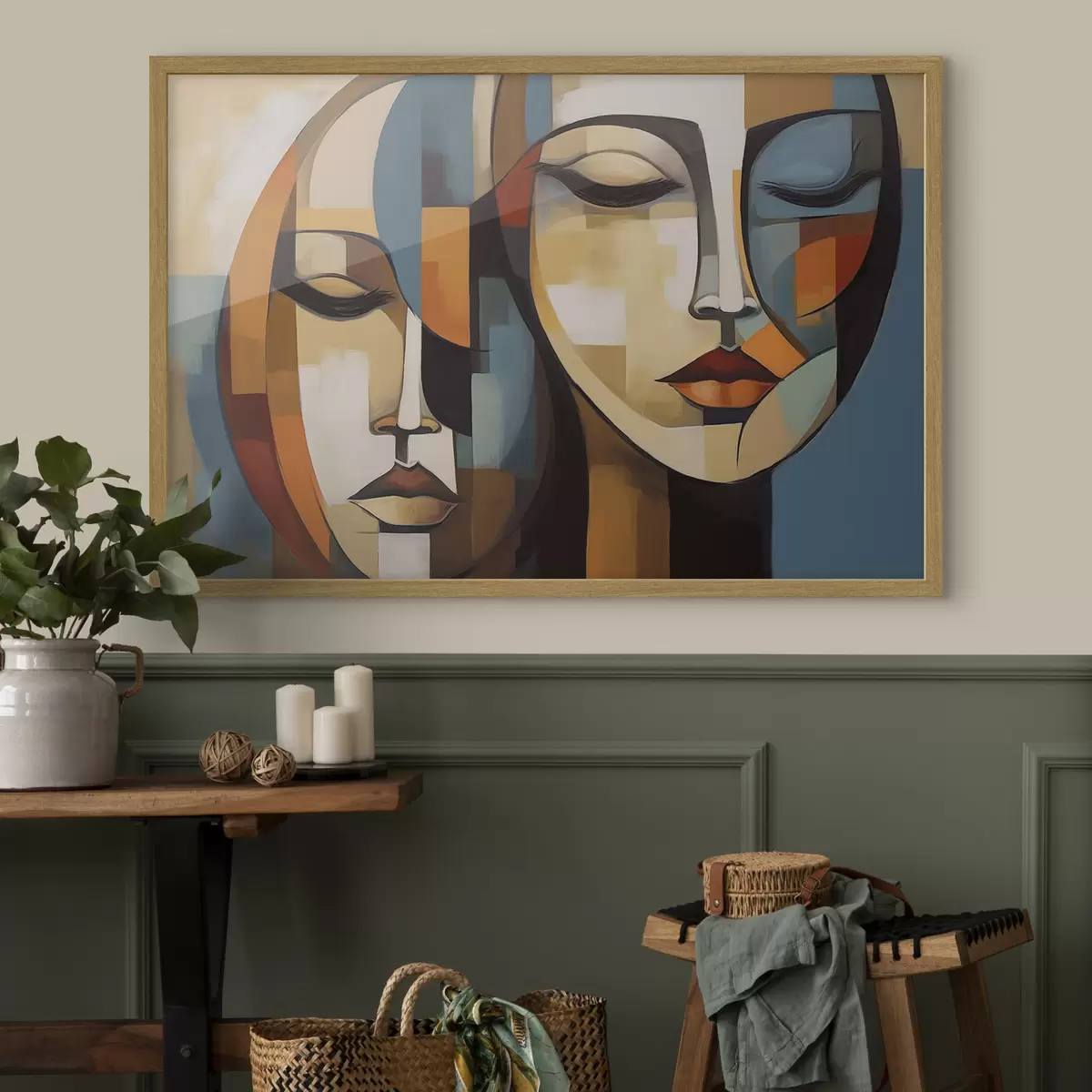 Poster Retrato abstracto f46869