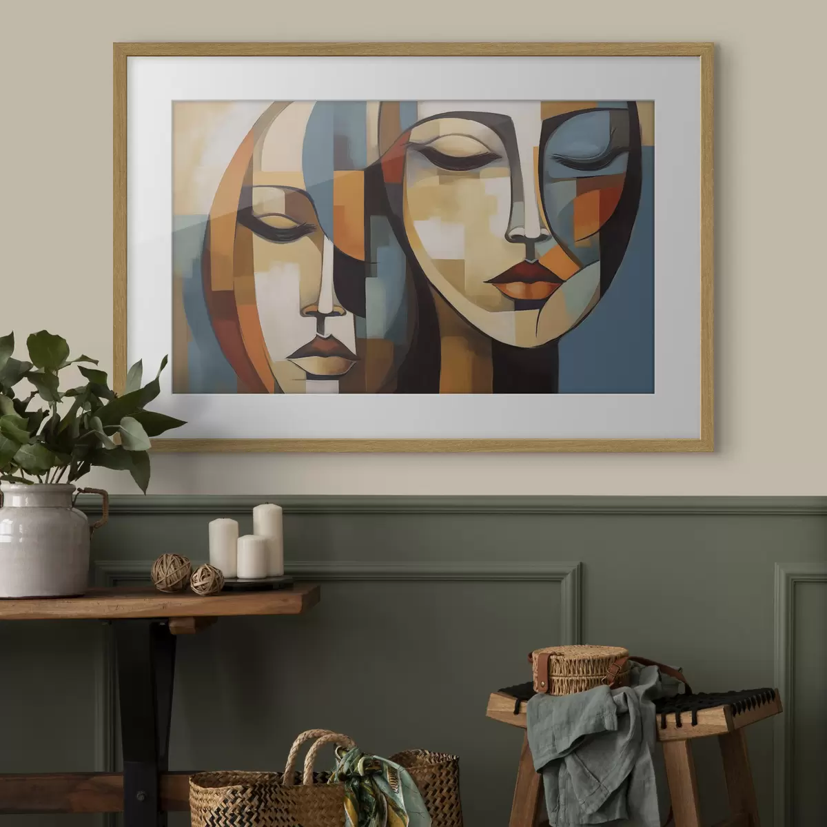 Poster Retrato abstracto f46869