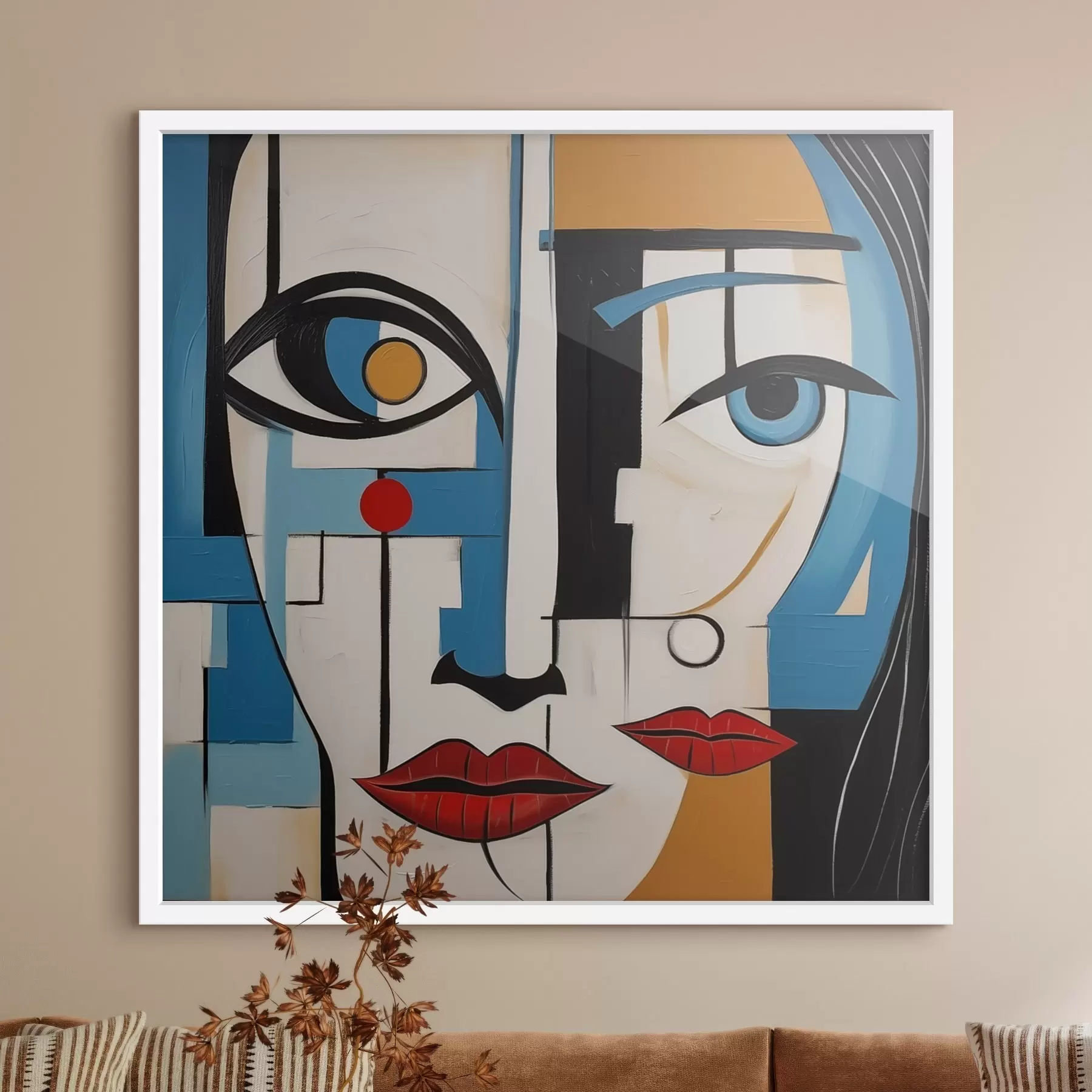 murales de pared Retrato abstracto f46870