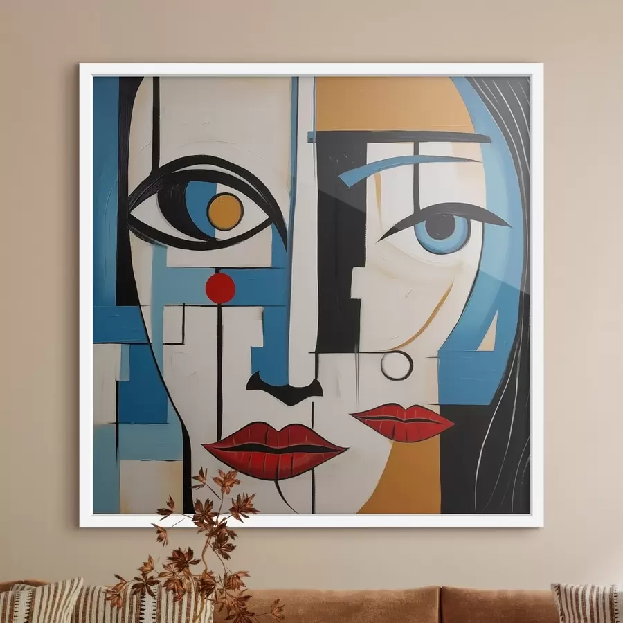 murales de pared Retrato abstracto f46870