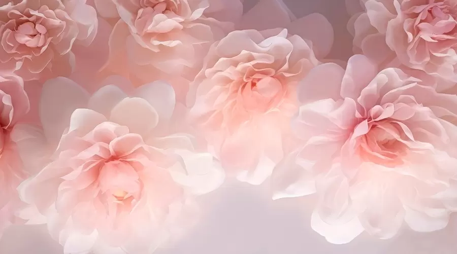 murales de pared Peonías w04919