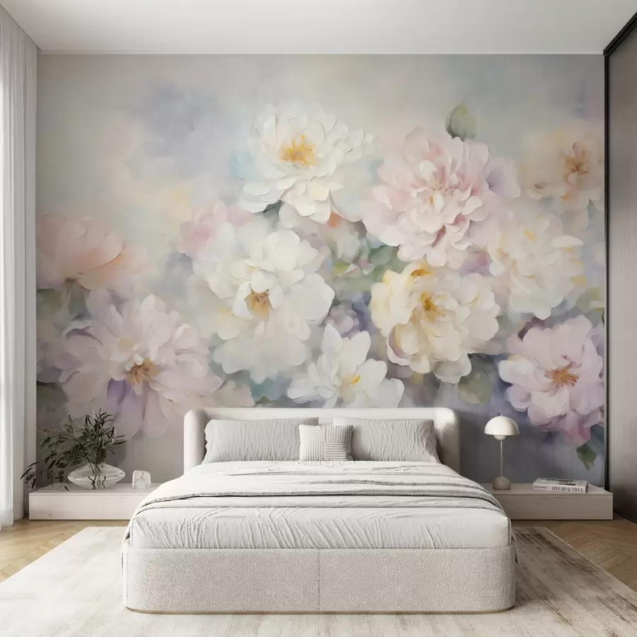 murales de pared Flores delicadas w09595