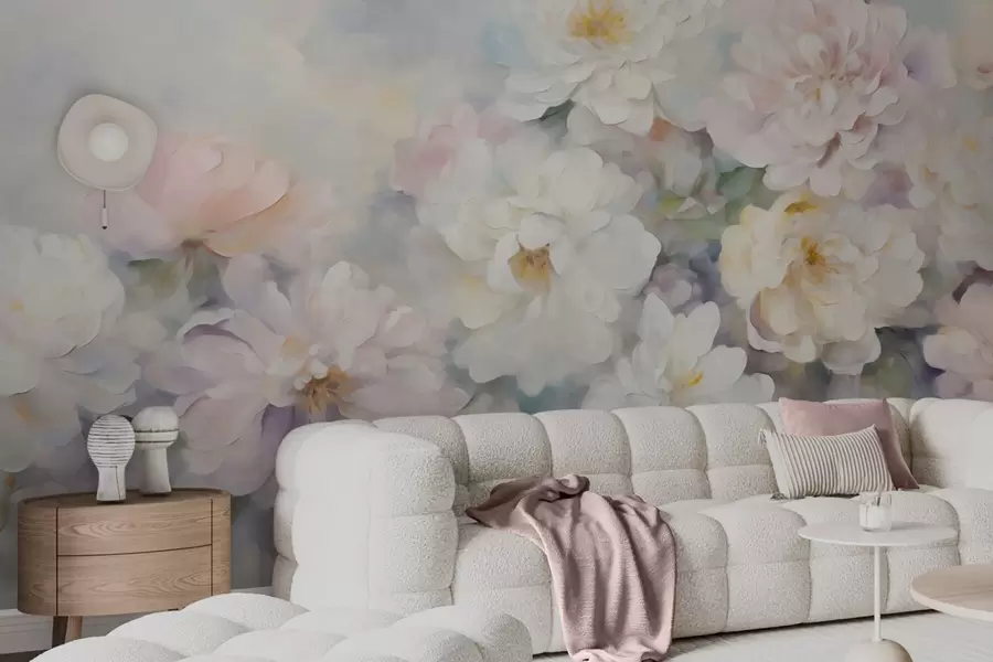 murales de pared Flores delicadas w09595