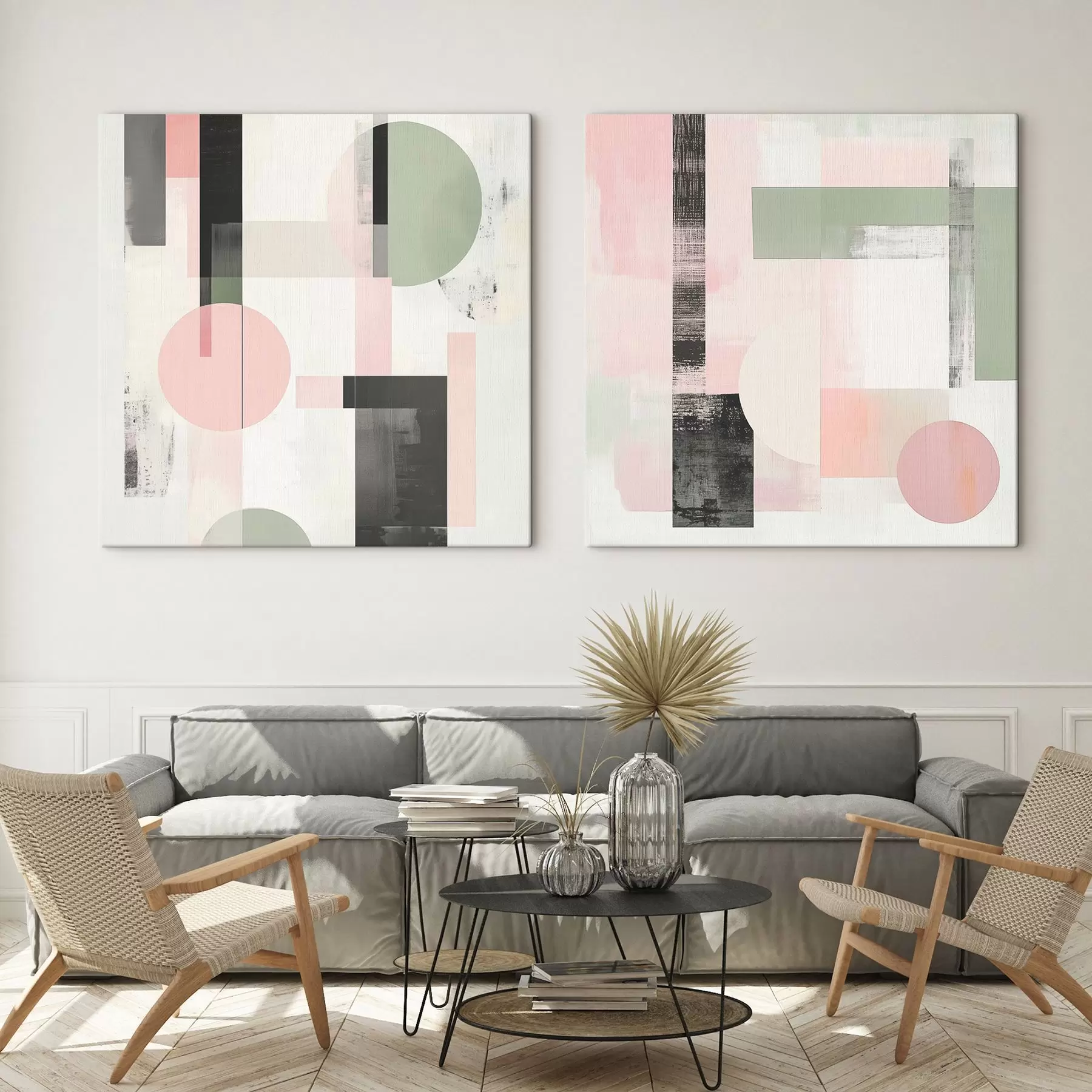 murales de pared Abstracciones geométricas m01039