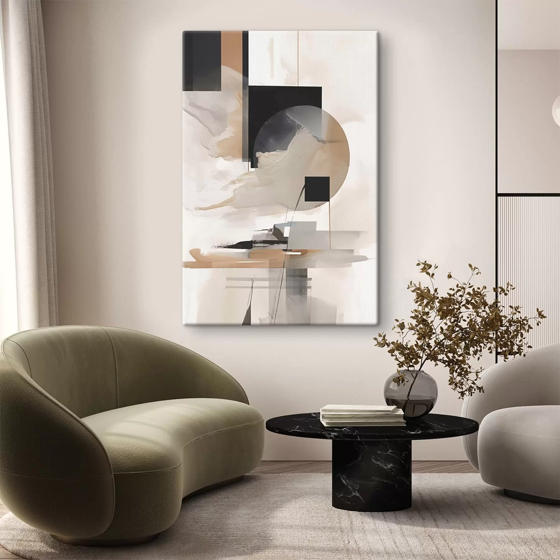 murales de pared Abstracción contemporánea s46909