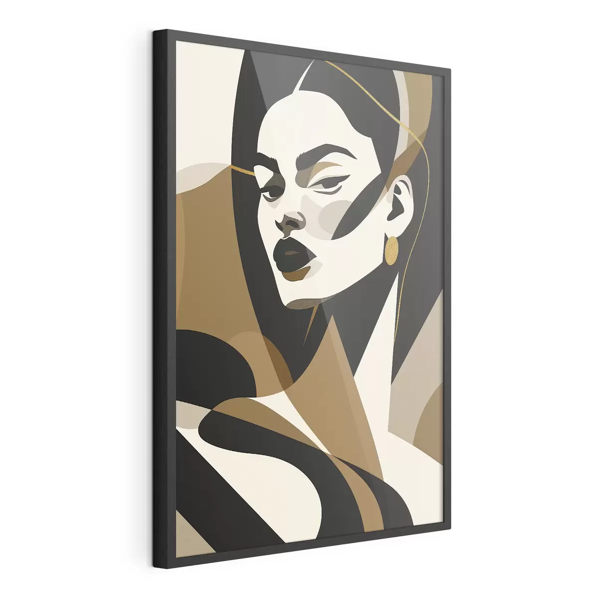 Poster Retrato abstracto de una mujer f46905