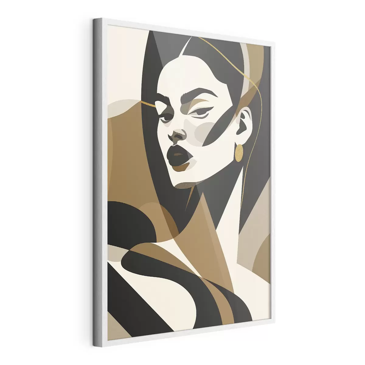 Poster Retrato abstracto de una mujer f46905