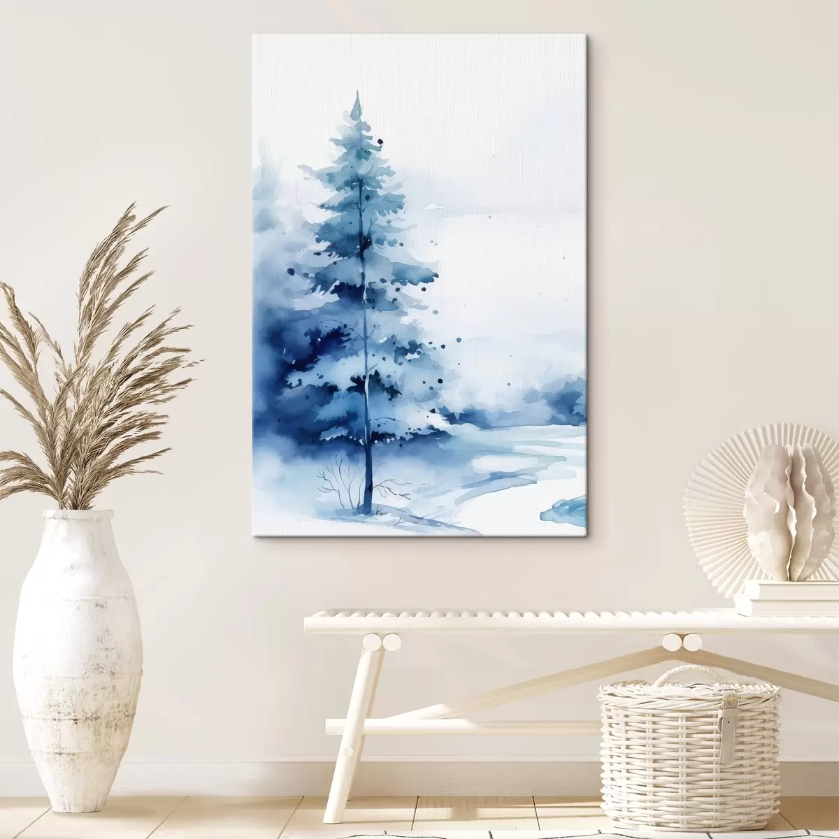 murales de pared Abeto en el bosque s46966