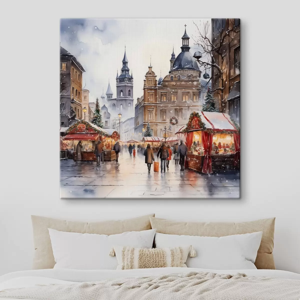 murales de pared Praga en invierno s46968