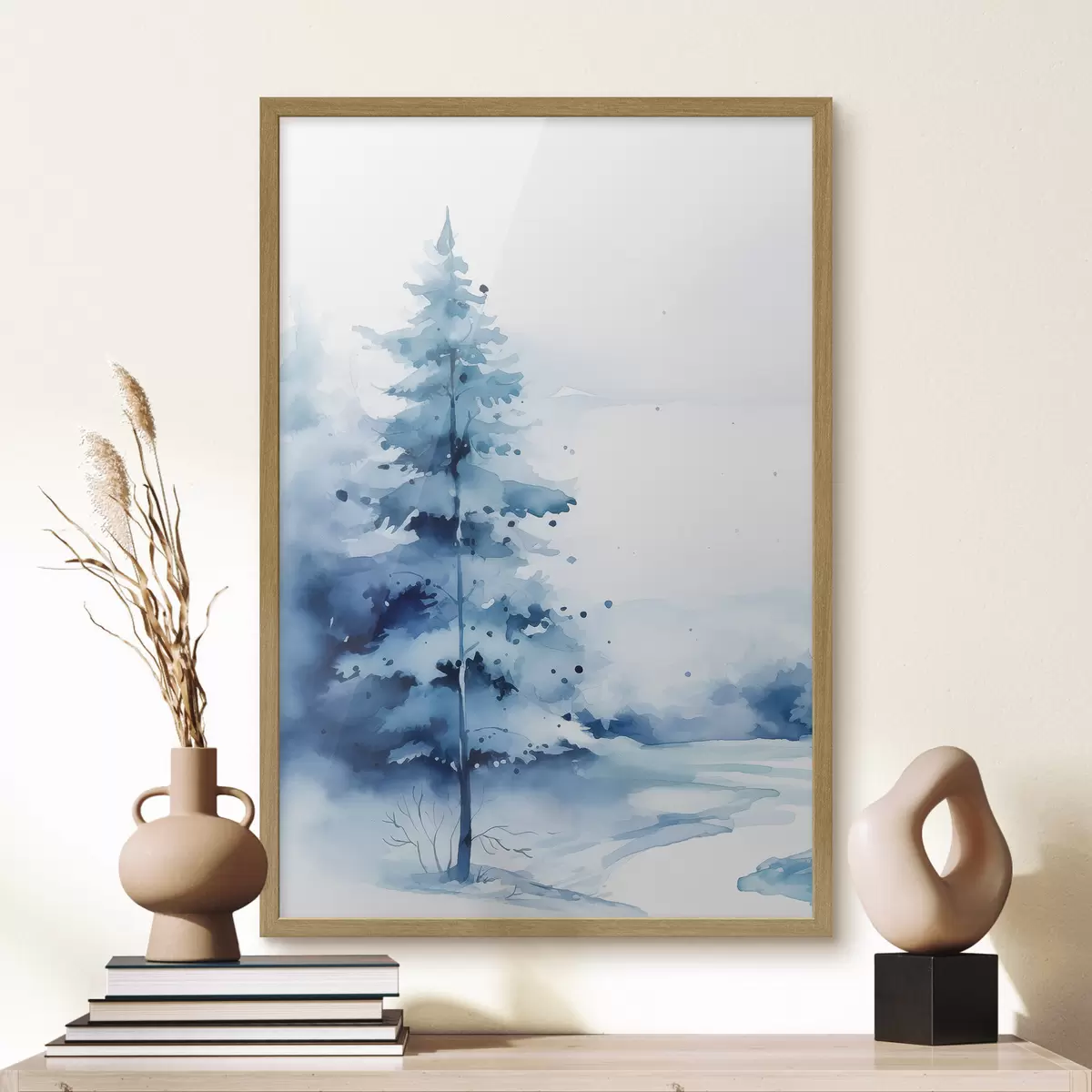 Poster Abeto en el bosque f46966