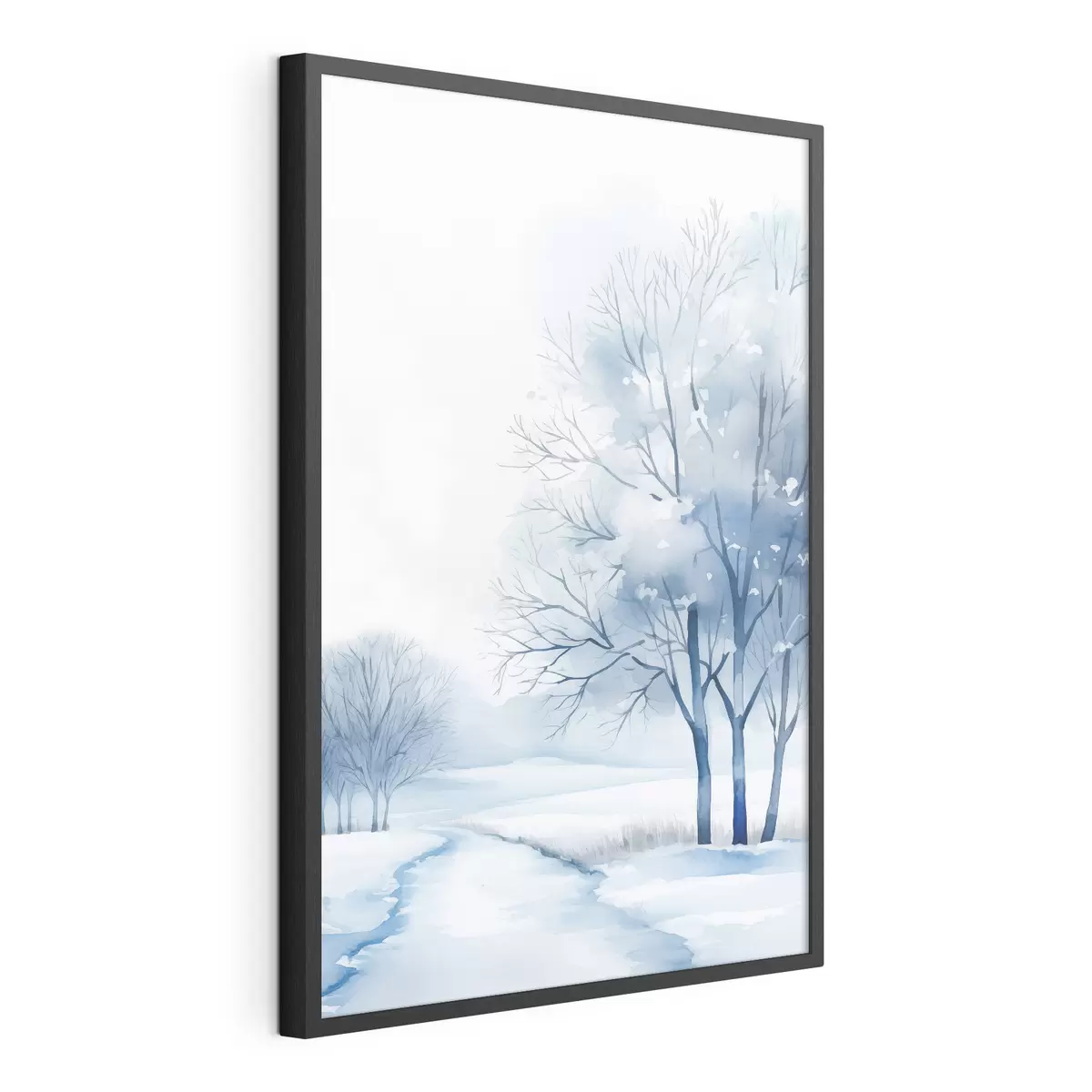 Poster Árboles en un jardín de invierno f46967