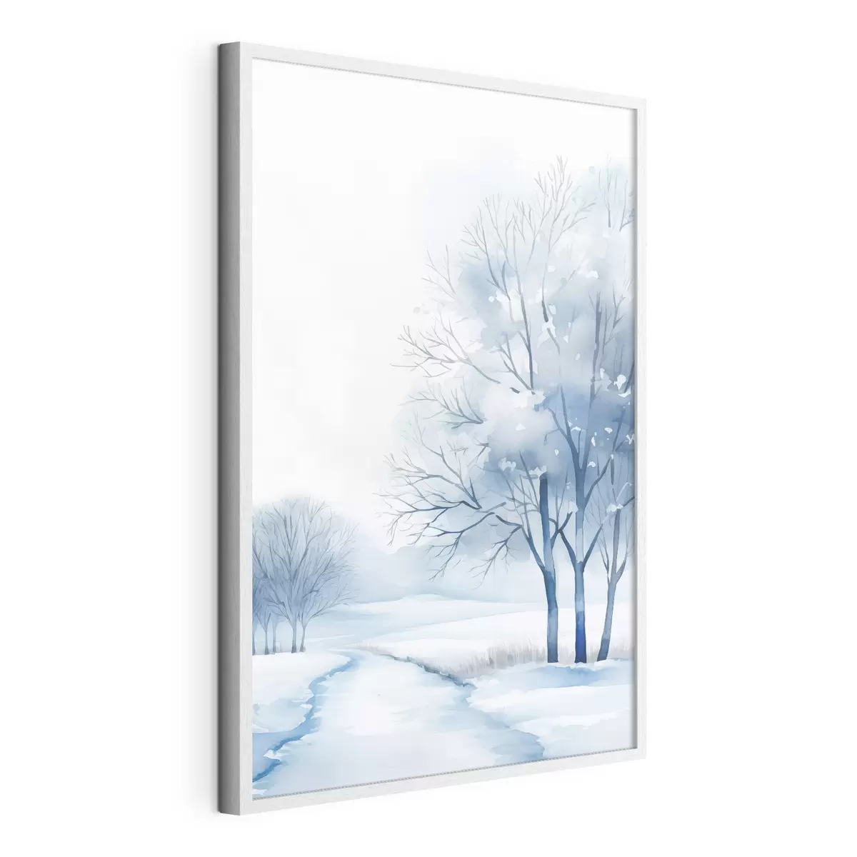 Poster Árboles en un jardín de invierno f46967