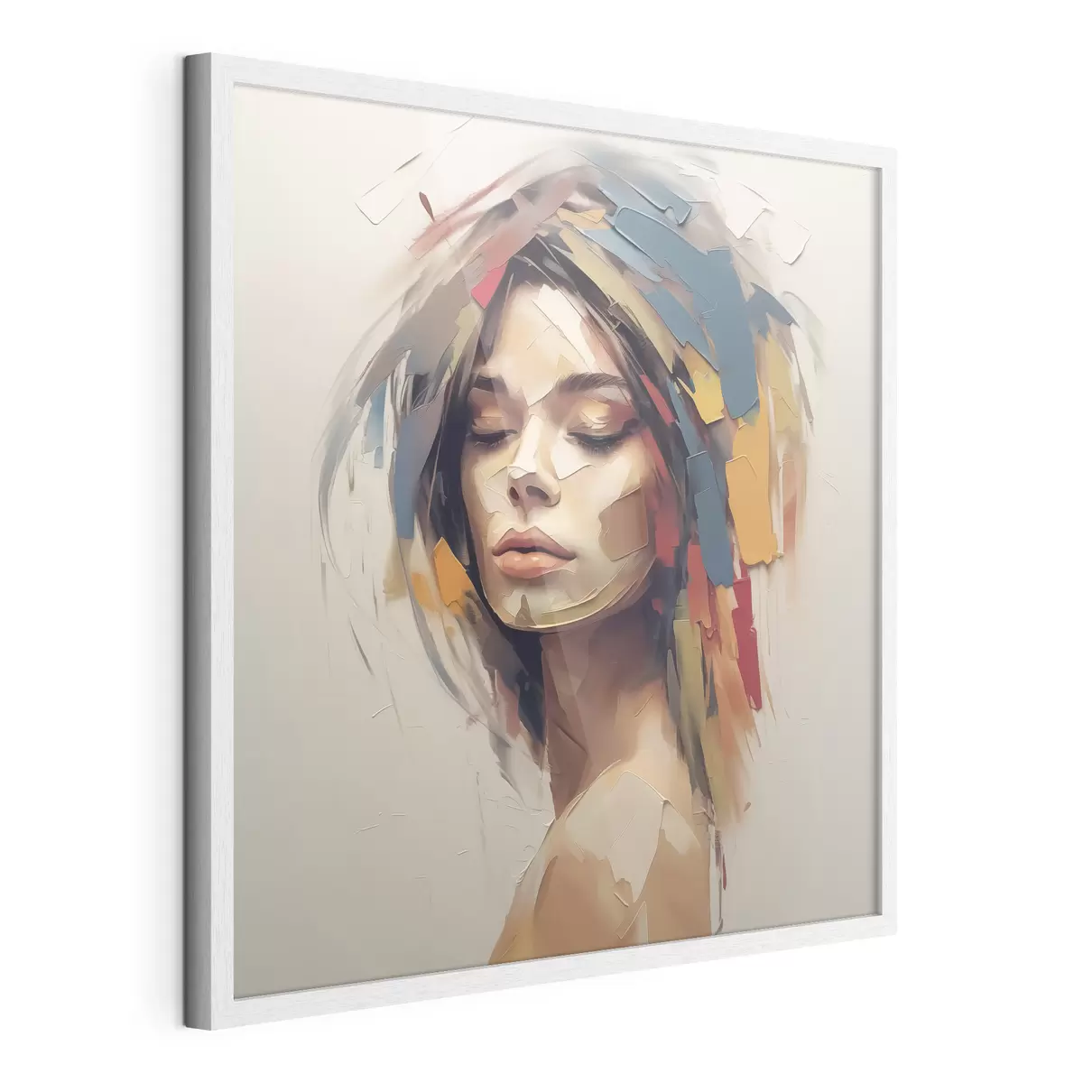 Poster Retrato abstracto de una mujer f46917