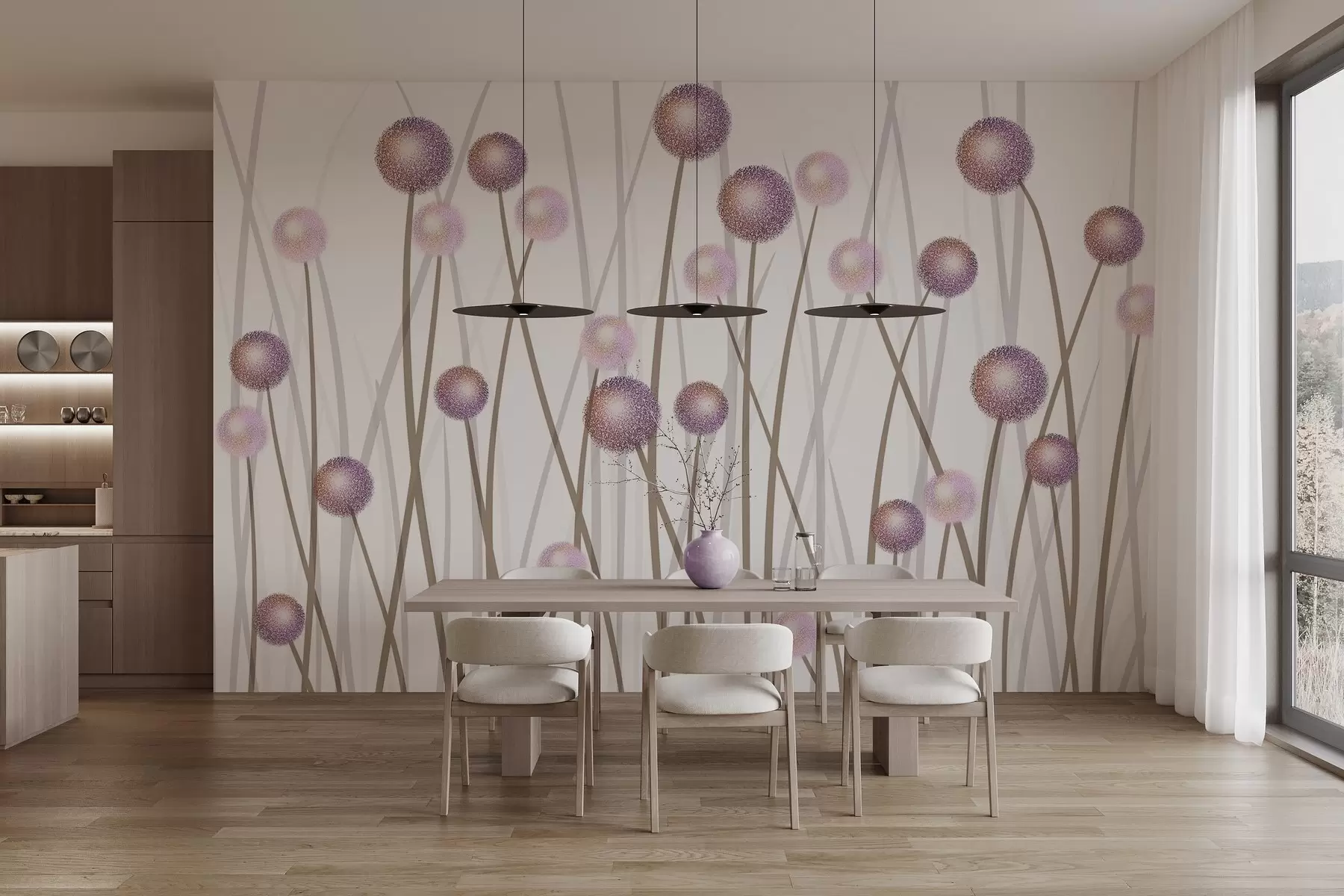 murales de pared Tallos aéreos w04994