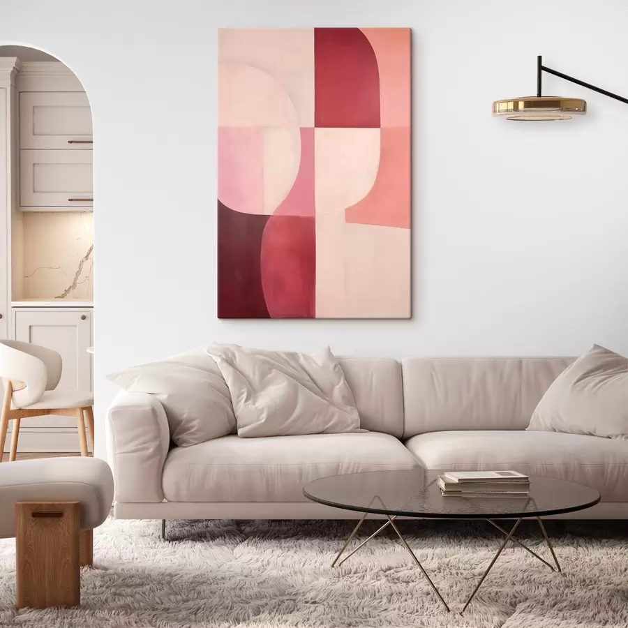 murales de pared Composición de formas fluidas s46989