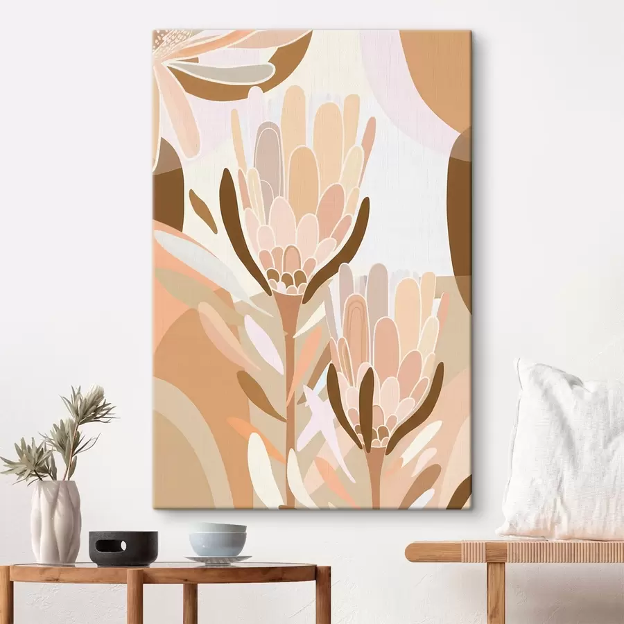 murales de pared flores abstractas s46991