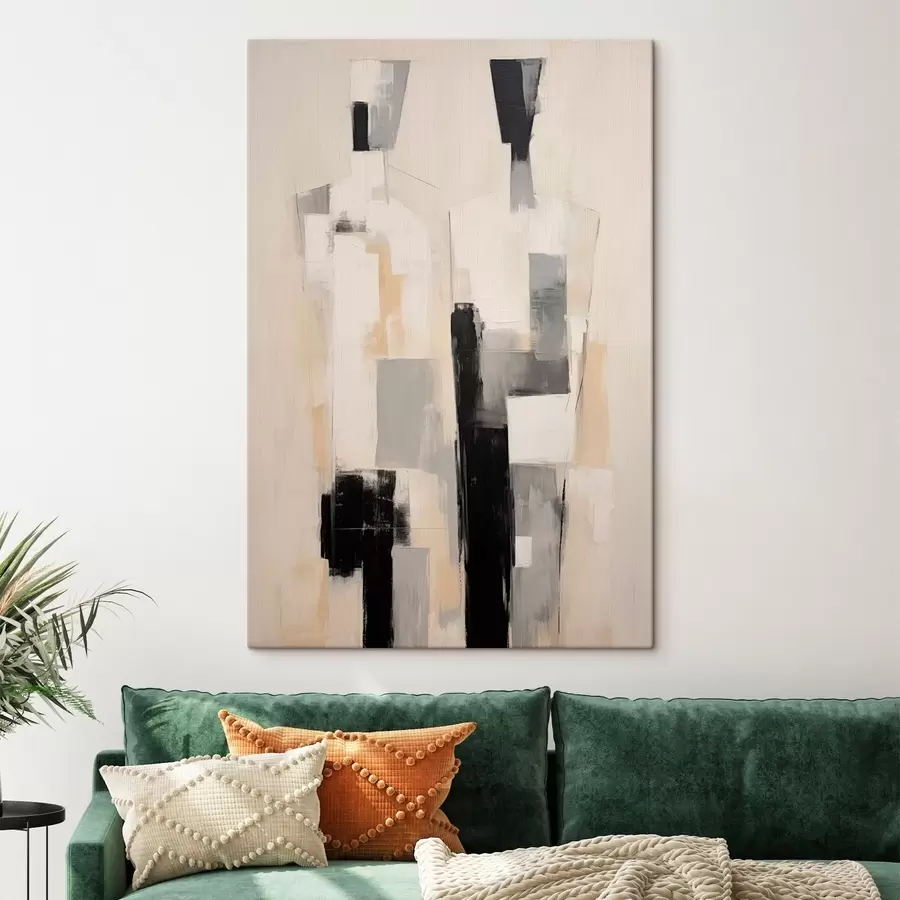 murales de pared pareja abstracta s47001