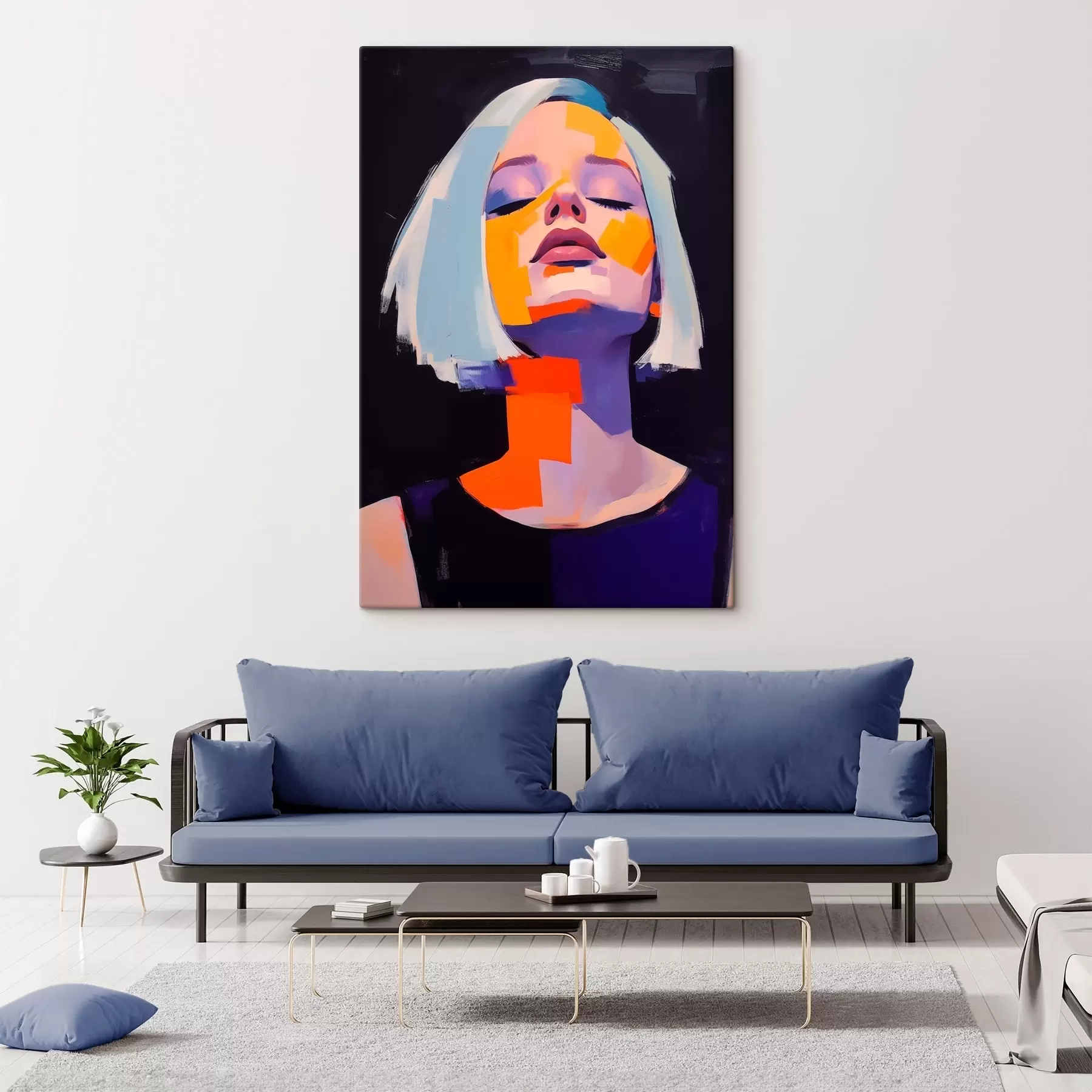 murales de pared Retrato de una niña s47004