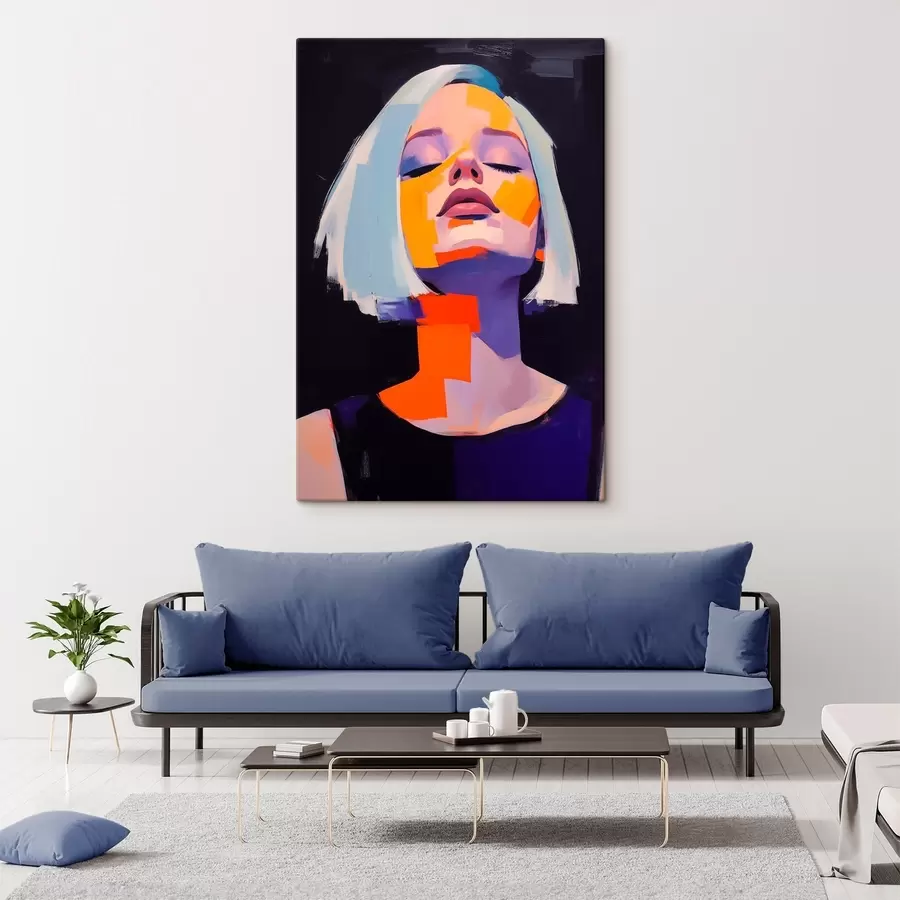 murales de pared Retrato de una niña s47004